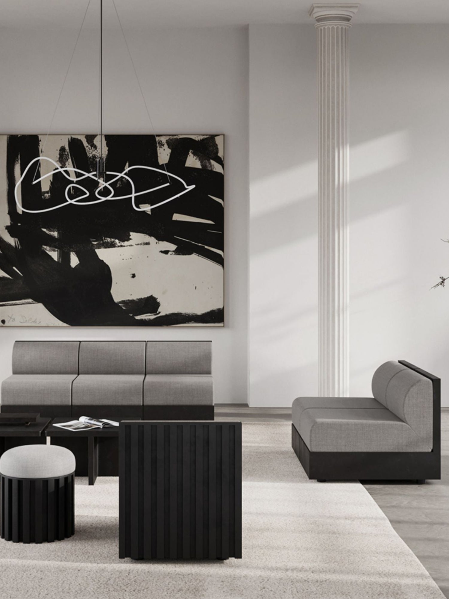 Tribu Lounge Chair - Taupe Palazzo