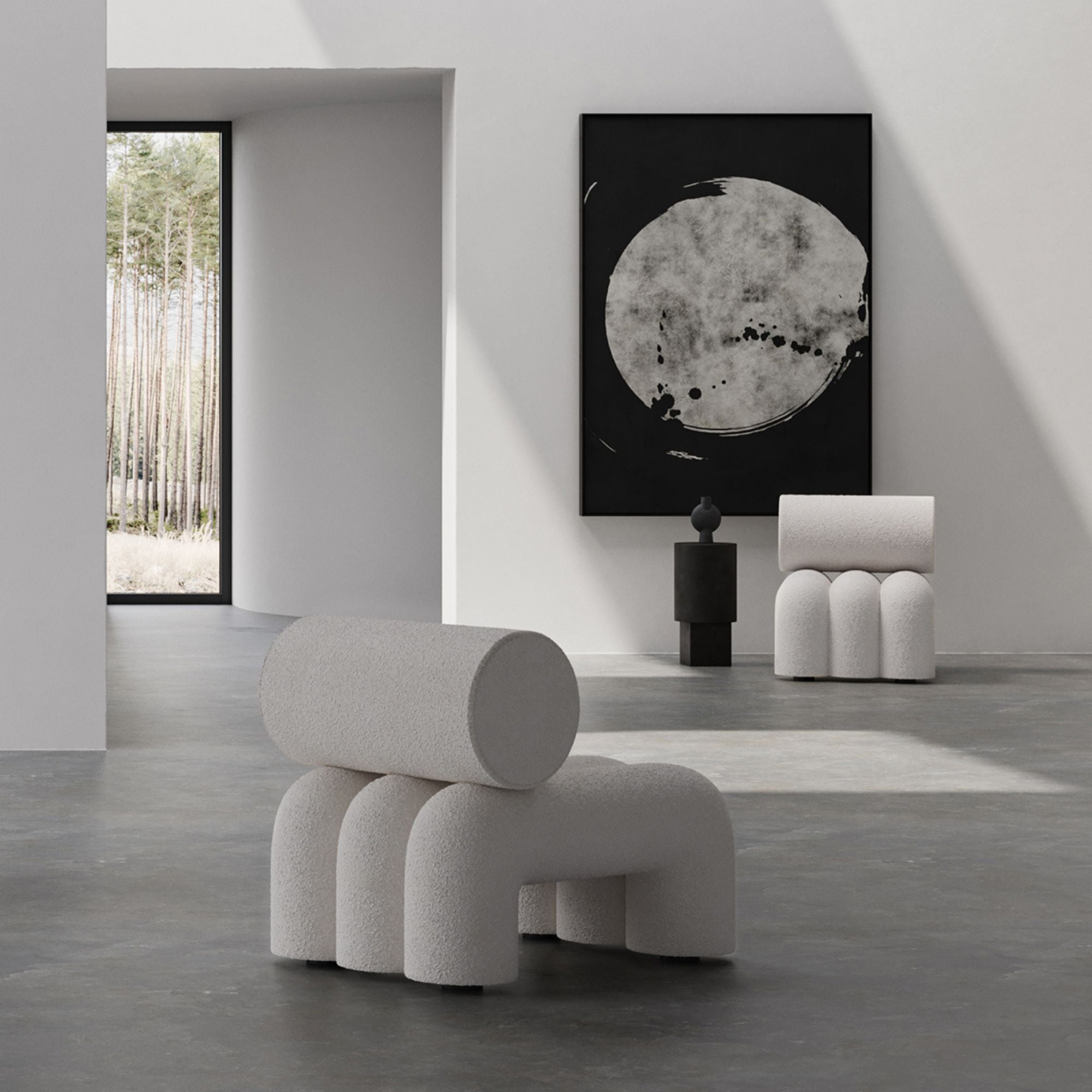 Foku Lounge Chair - Boucle