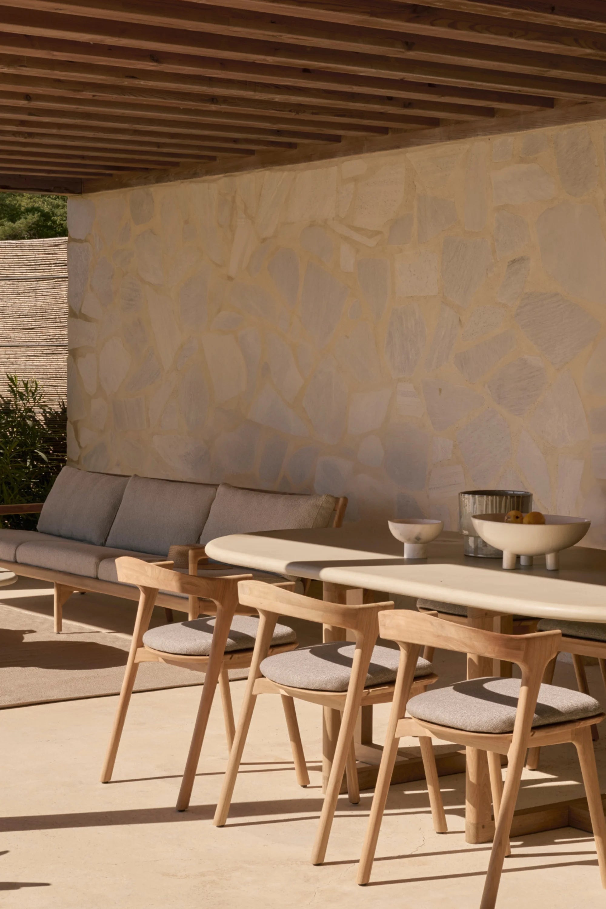 Trestle Outdoor Dining Table - THAT COOL LIVING