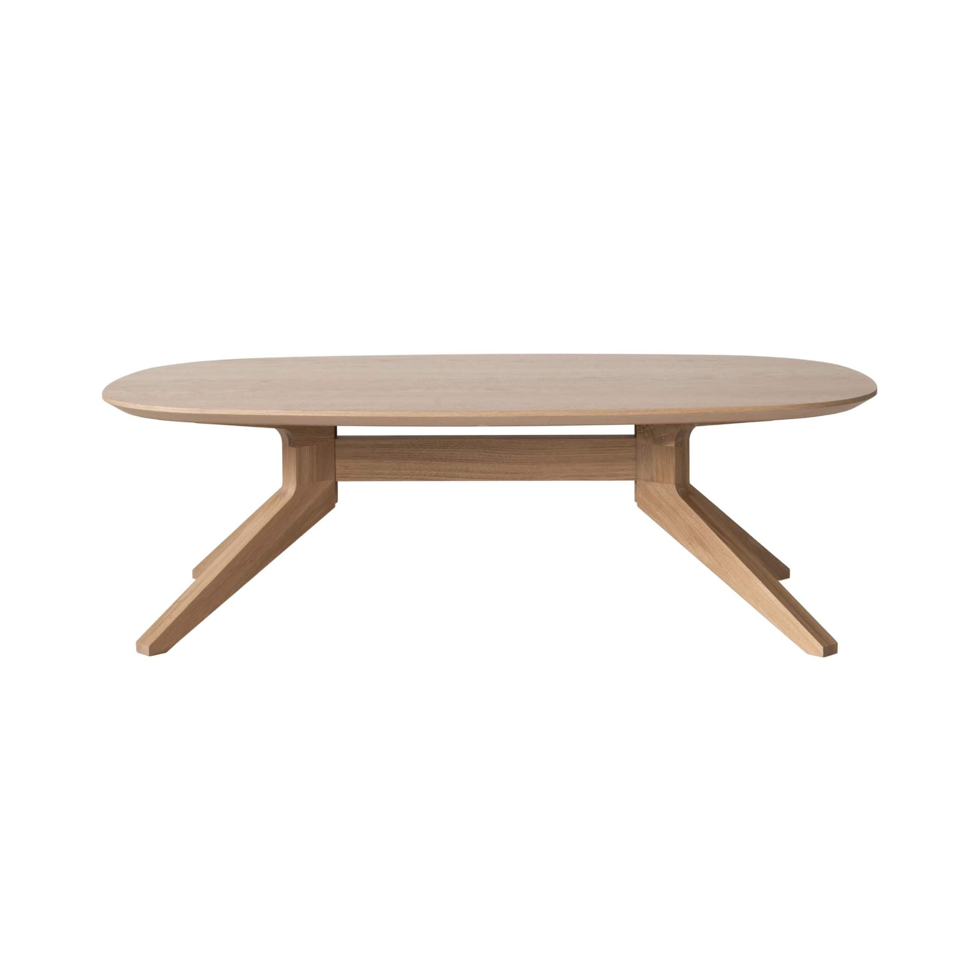 Cross Oval Coffee Table