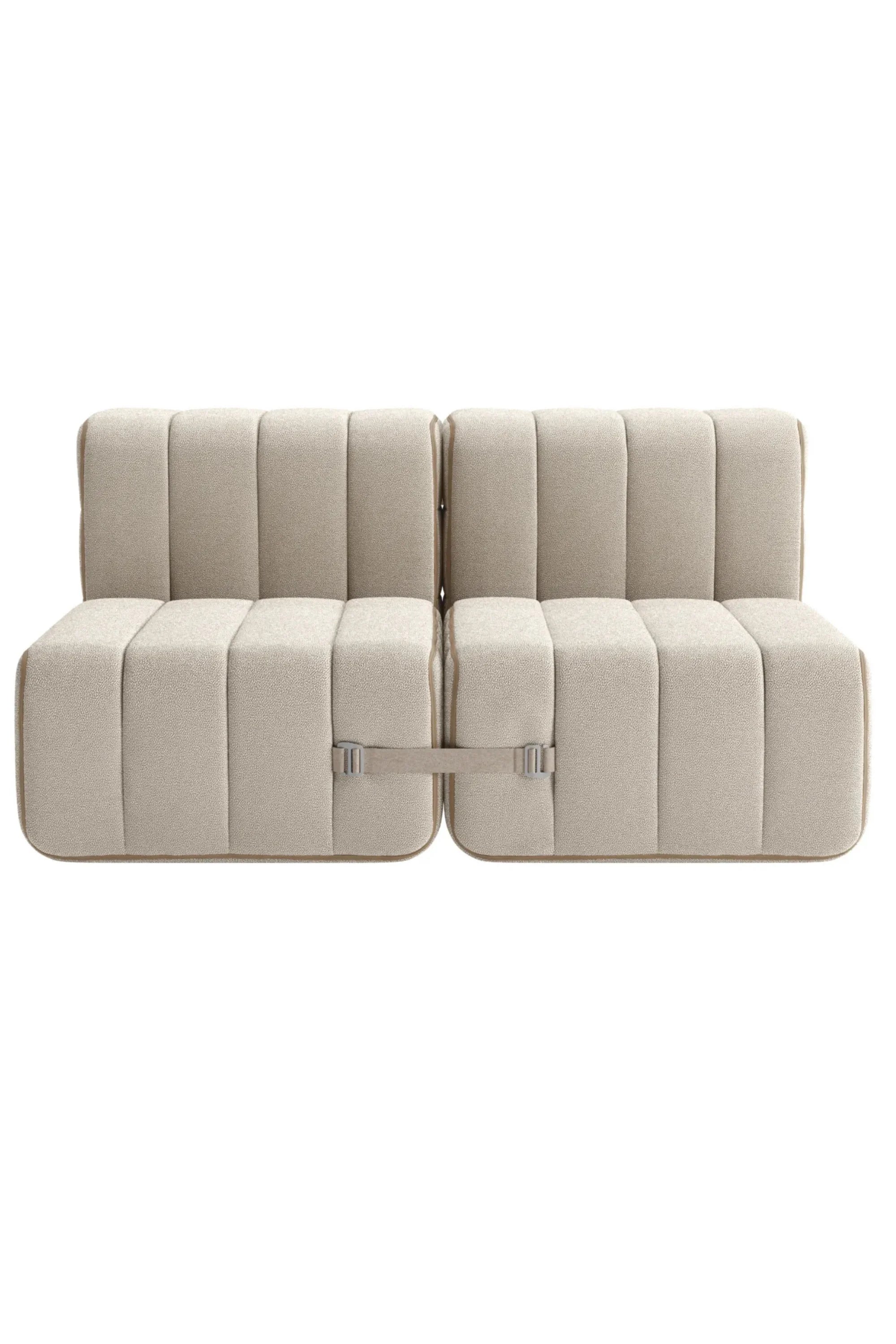 Curt Modular Sofa System - Fabric Jet - THAT COOL LIVING
