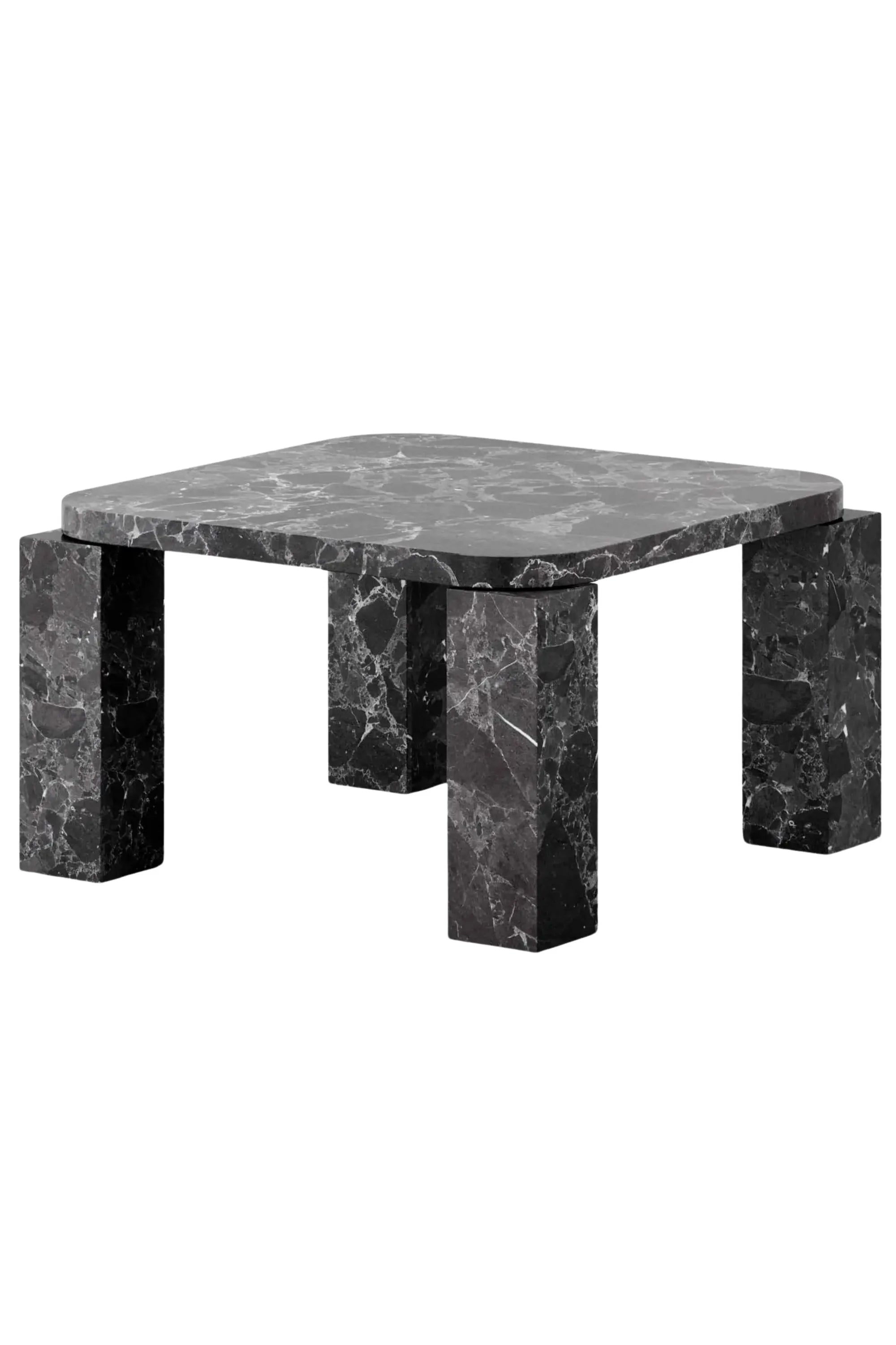 Atlas Coffee Table - Tall - Marble - THAT COOL LIVING