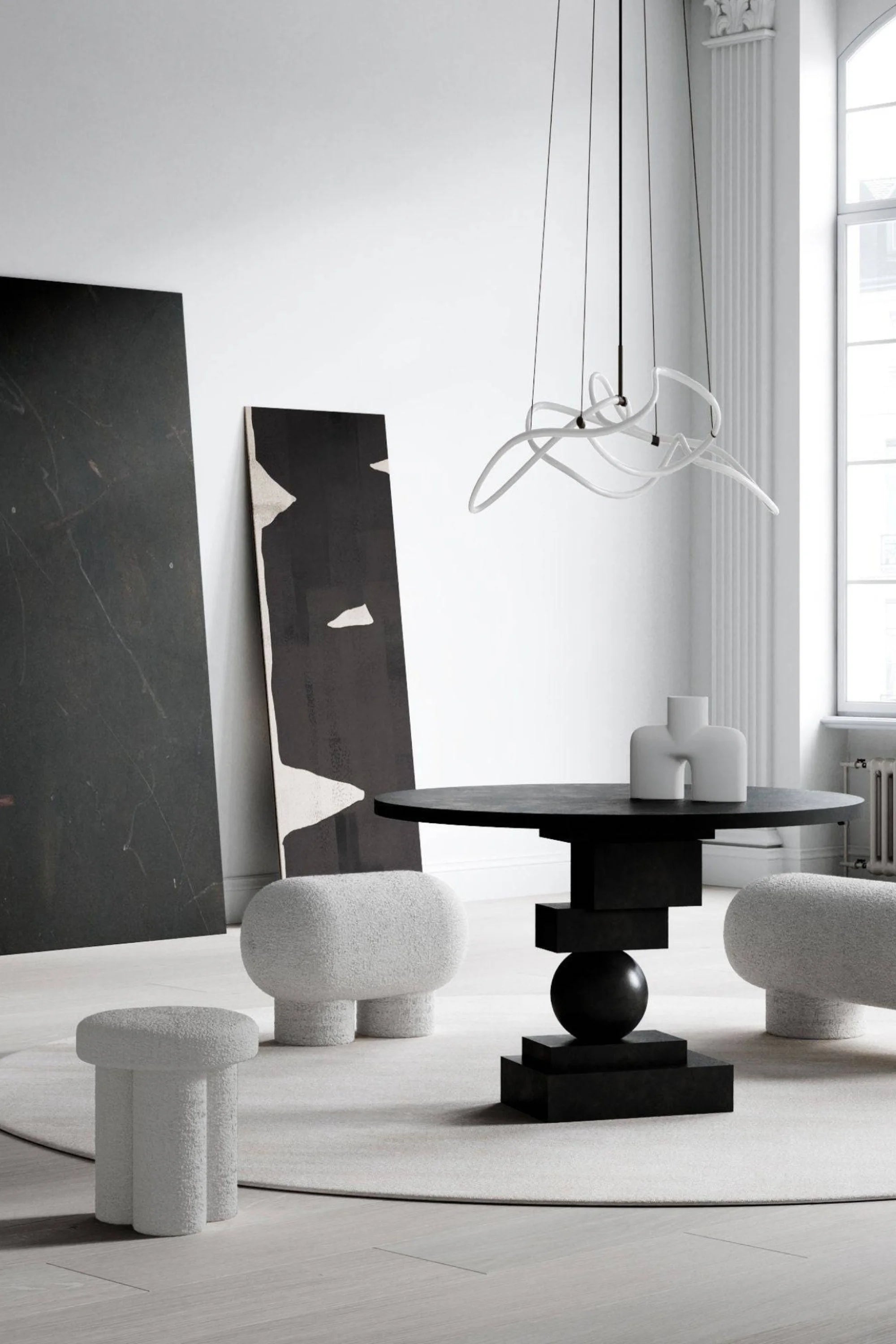 Petit Big Foot Bench - Boucle - THAT COOL LIVING