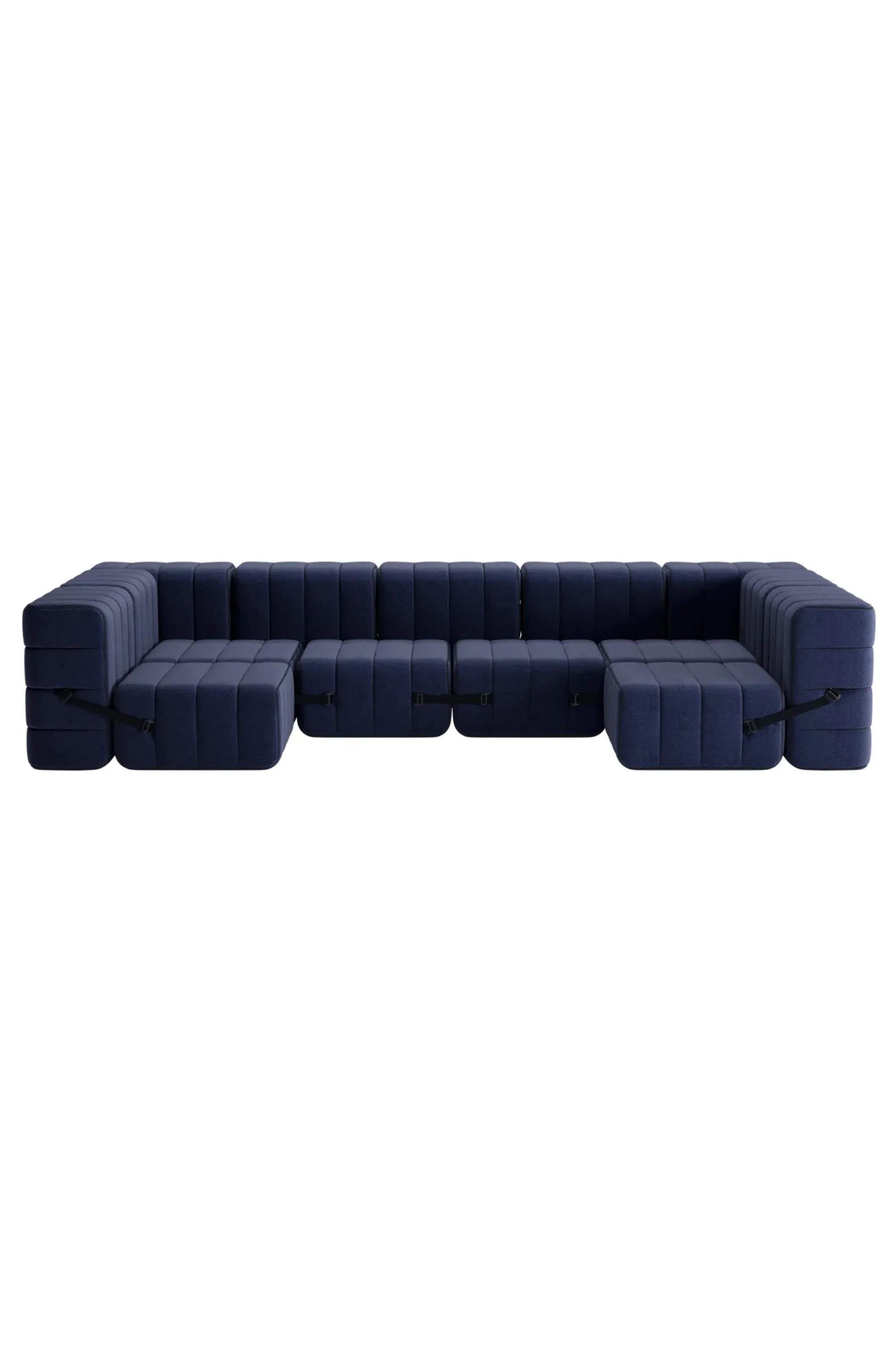 Curt Modular Sofa System - Fabric Jet - THAT COOL LIVING