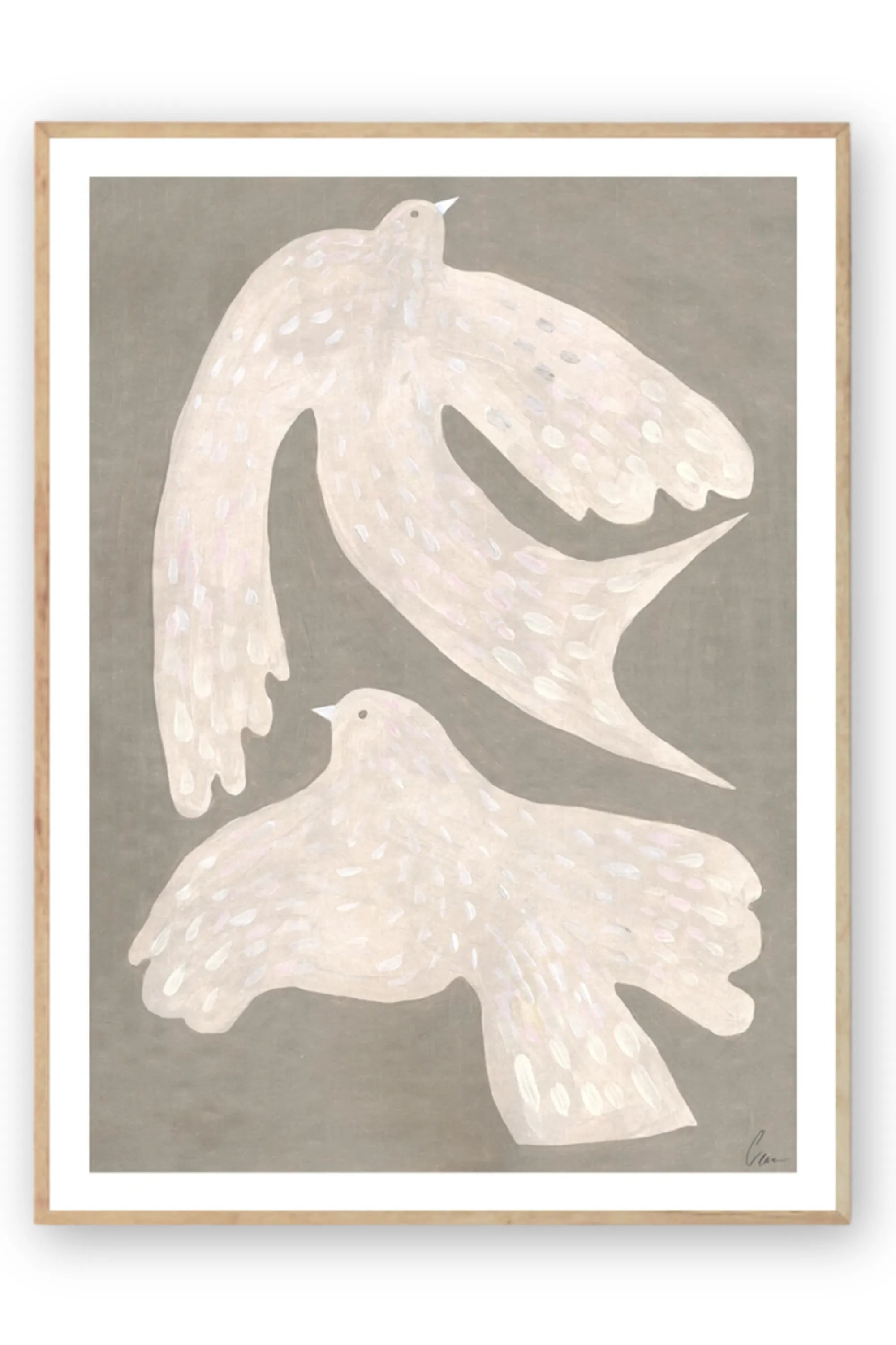 Two Birds - Art Print