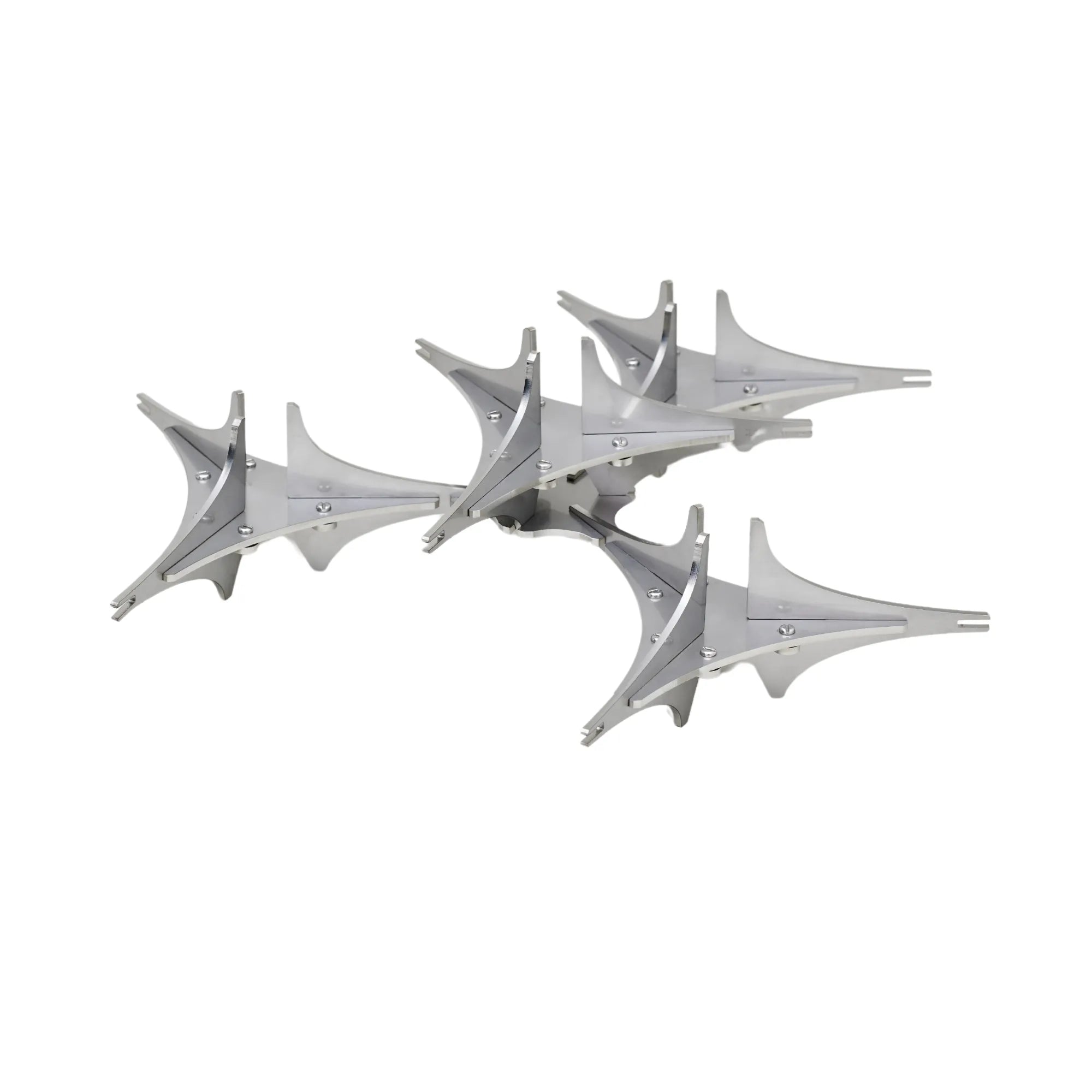 Three-tiered Nova Modular Candle Holder with interchangeable pieces for customizable display