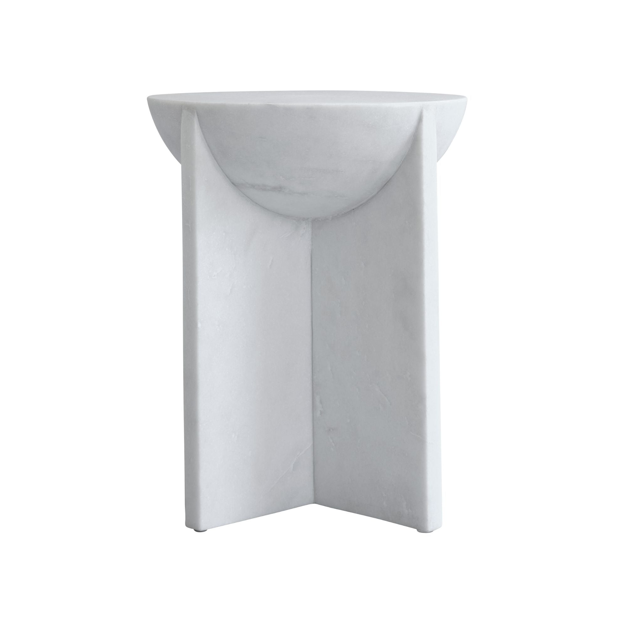 Cross Marble Side Table