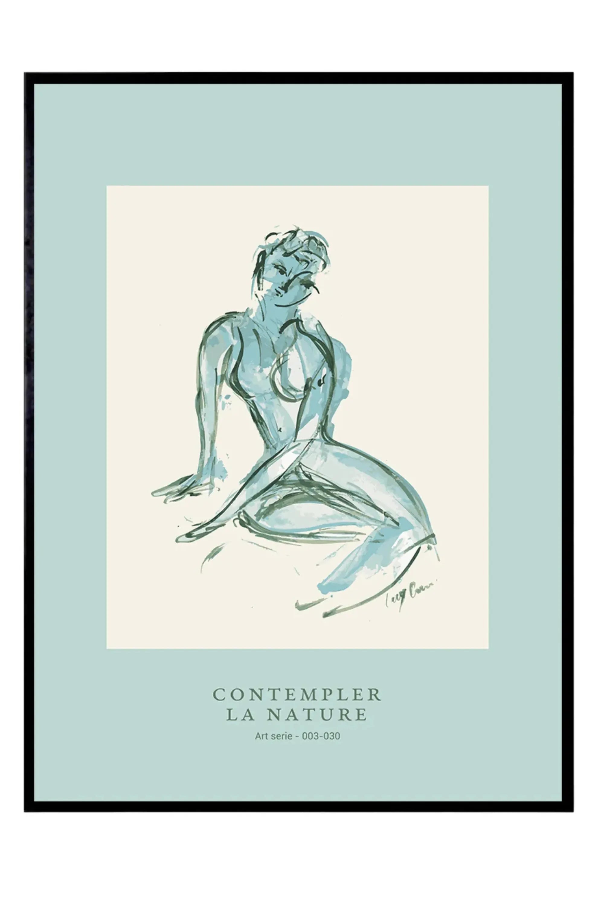Contempler la Nature - Art Print - THAT COOL LIVING