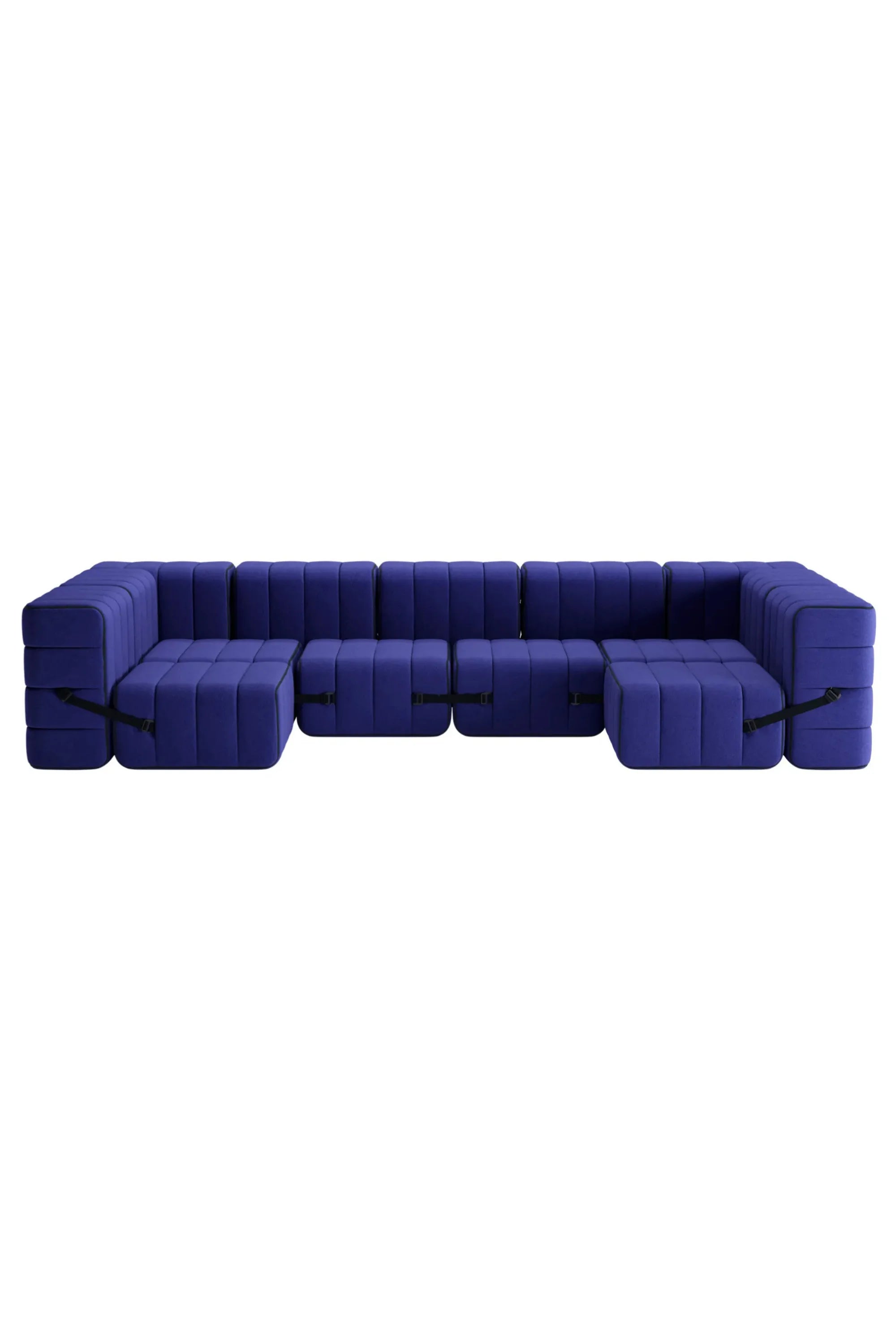 Curt Modular Sofa System - Fabric Jet - THAT COOL LIVING