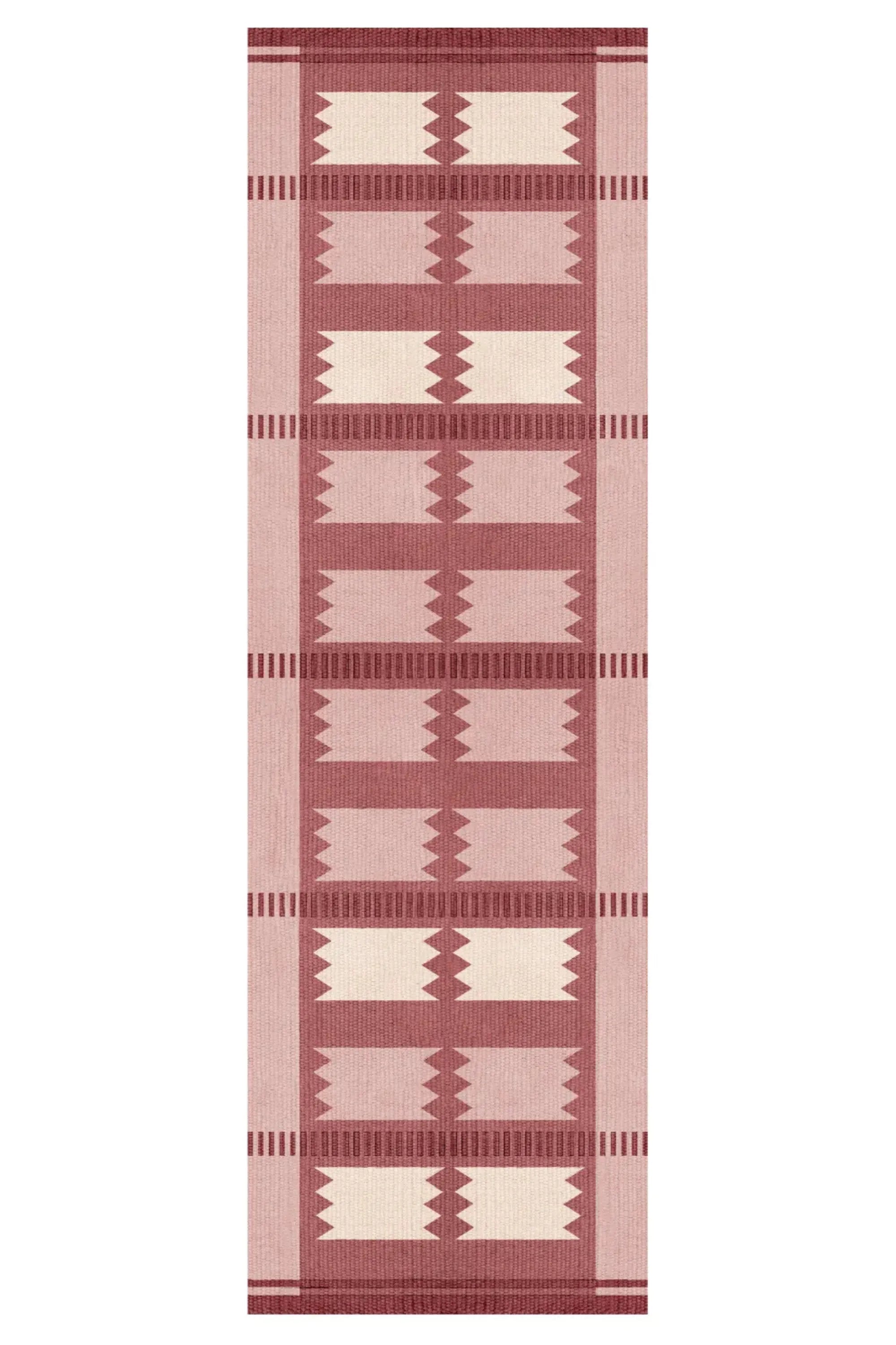 Iris Wool Rug - Raspberry - THAT COOL LIVING