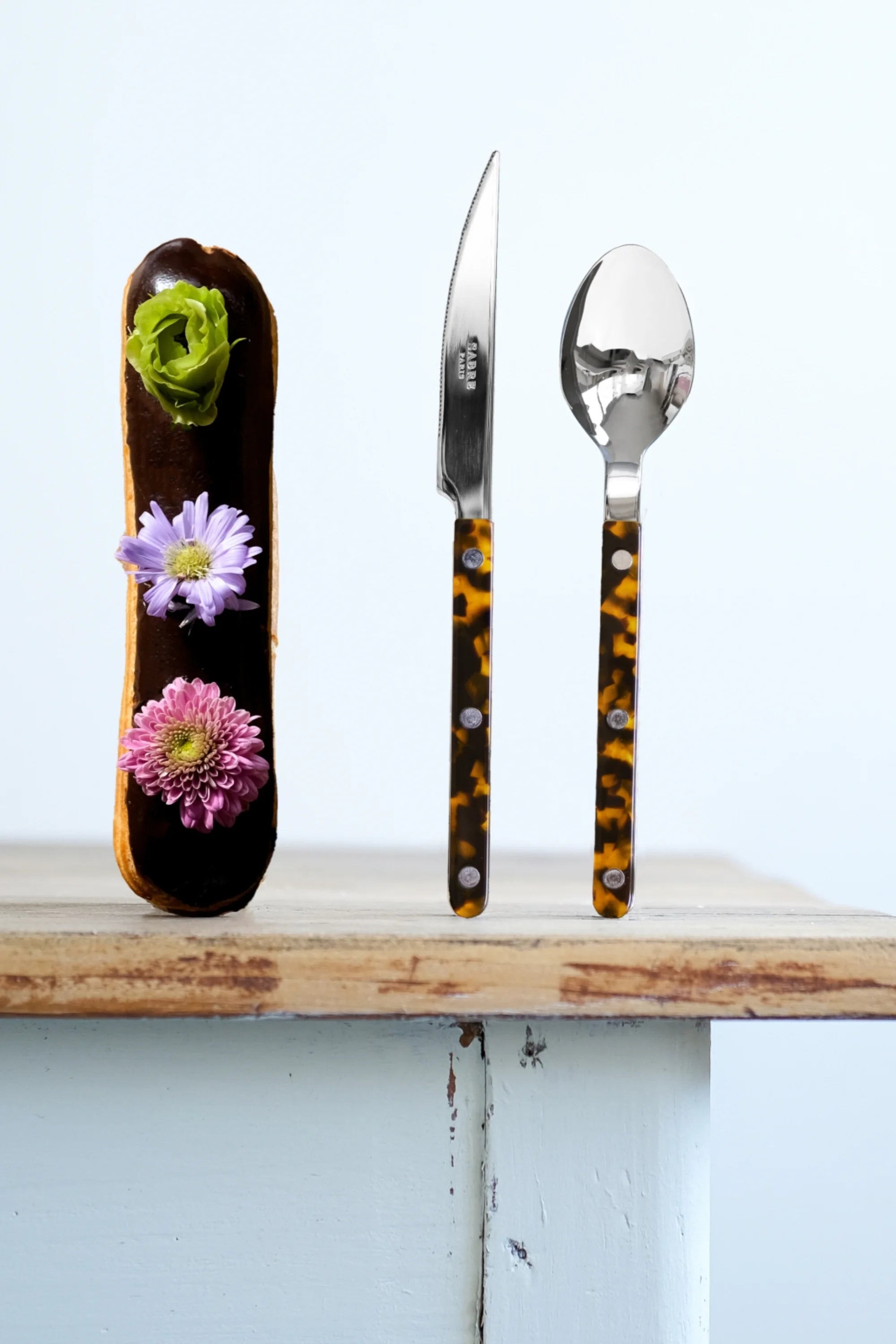 Bistrot Tortoise 4-Piece Cutlery Flatware Set