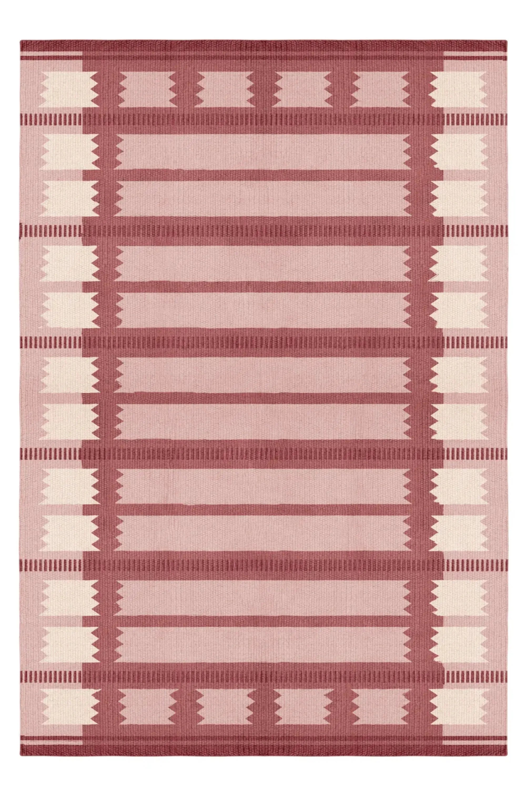 Iris Wool Rug - Raspberry - THAT COOL LIVING