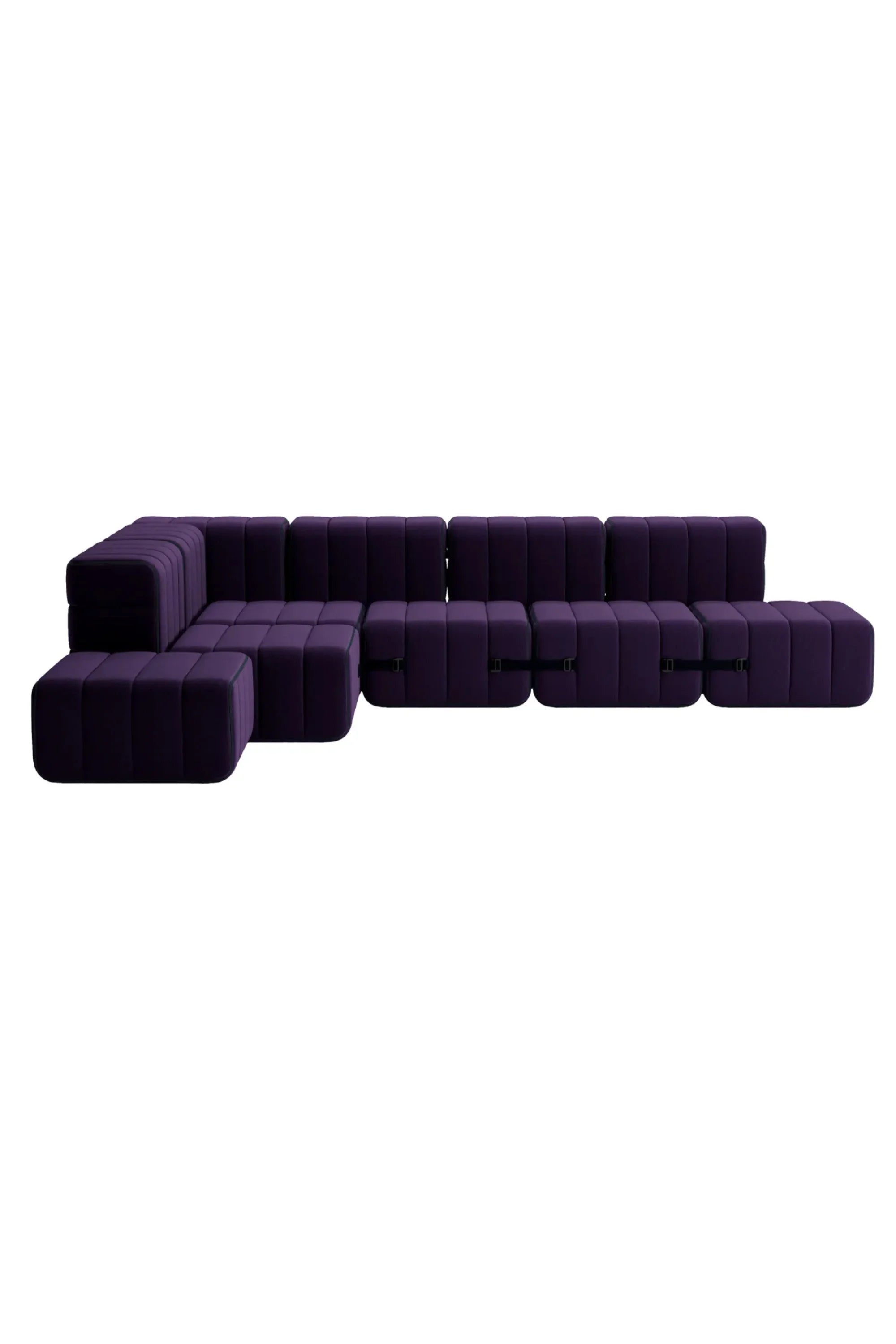 Curt Modular Sofa System - Fabric Jet - THAT COOL LIVING