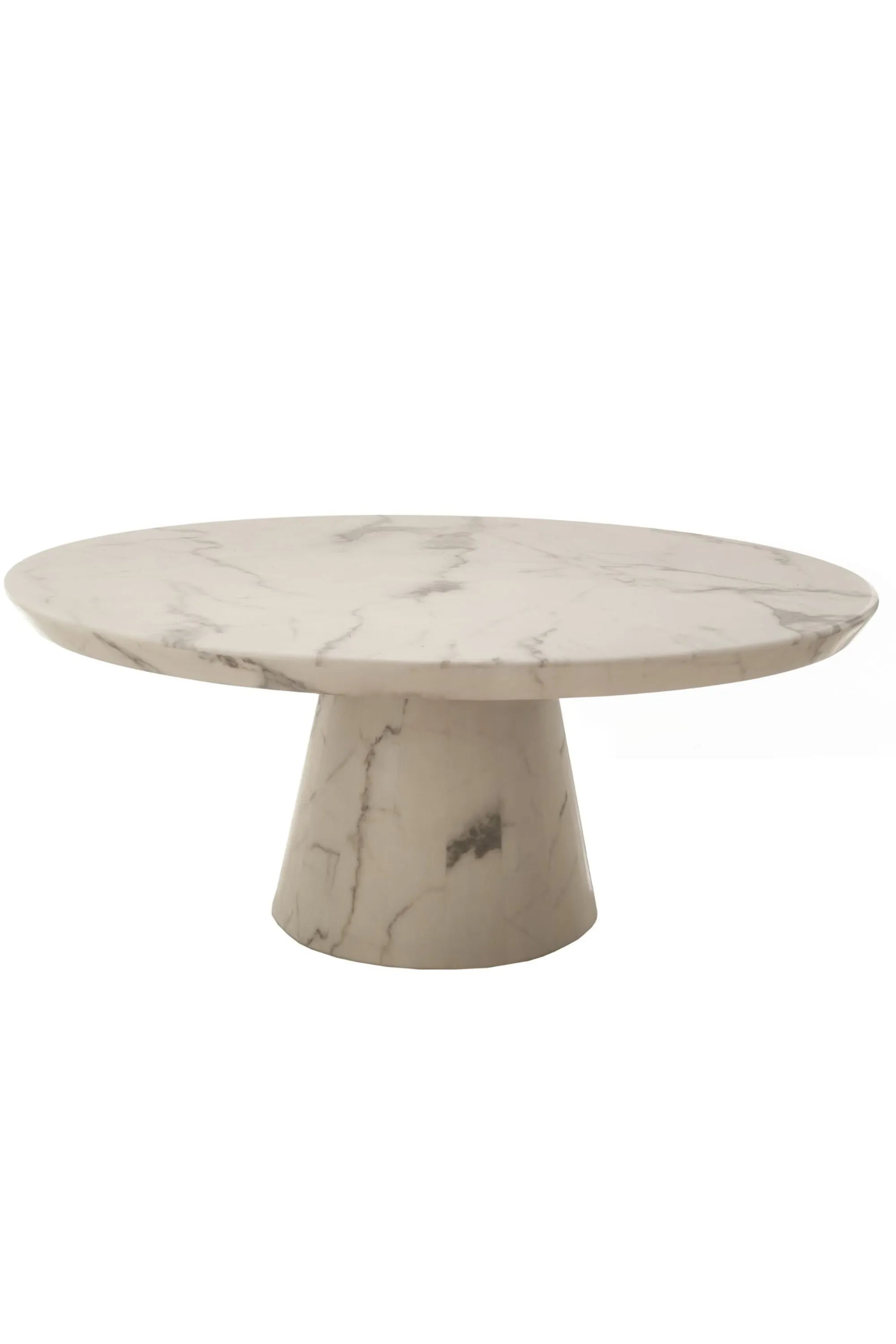 Disc Marble Look Coffee Table - THAT COOL LIVING