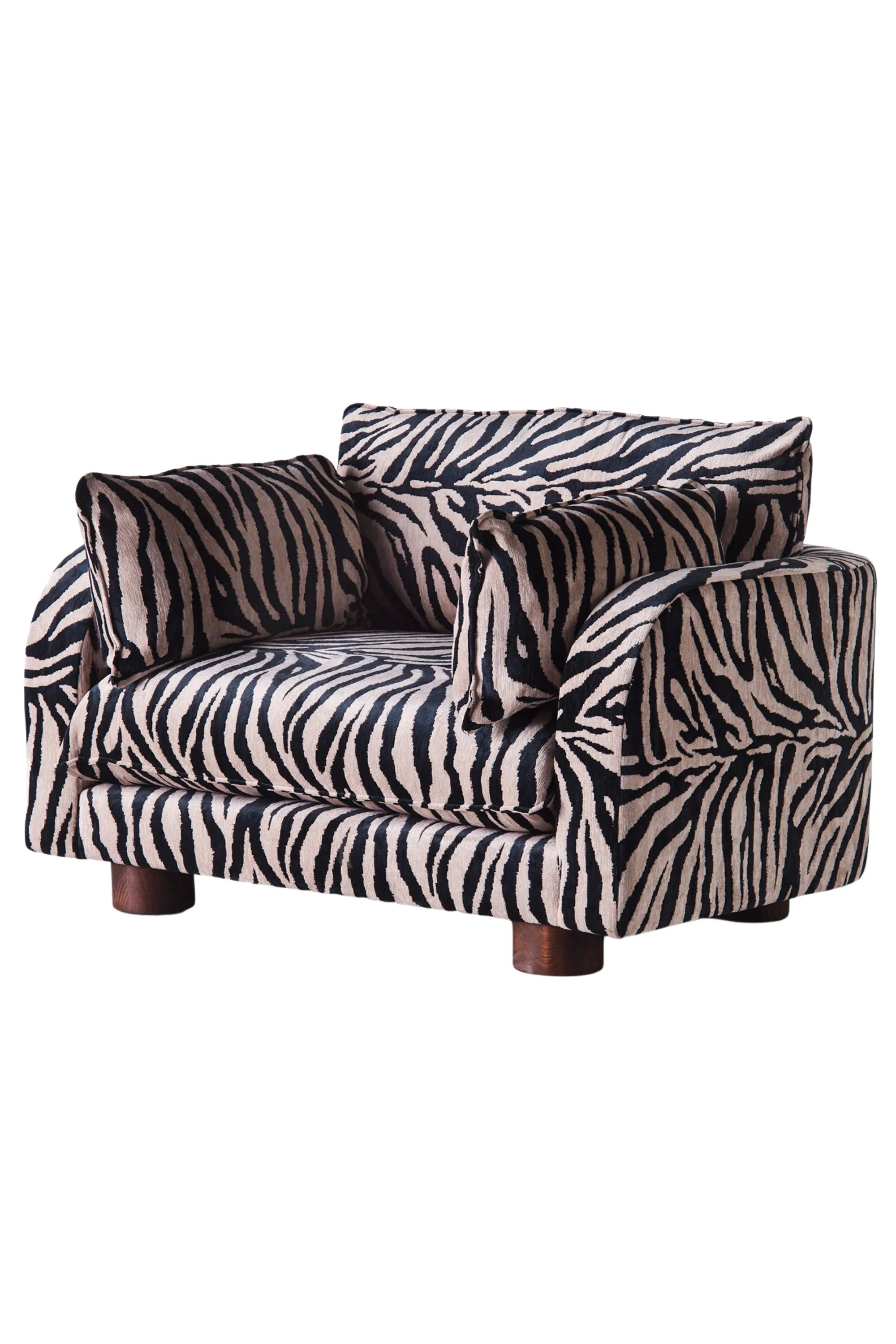 Miles Love Seat Zebra - THAT COOL LIVING