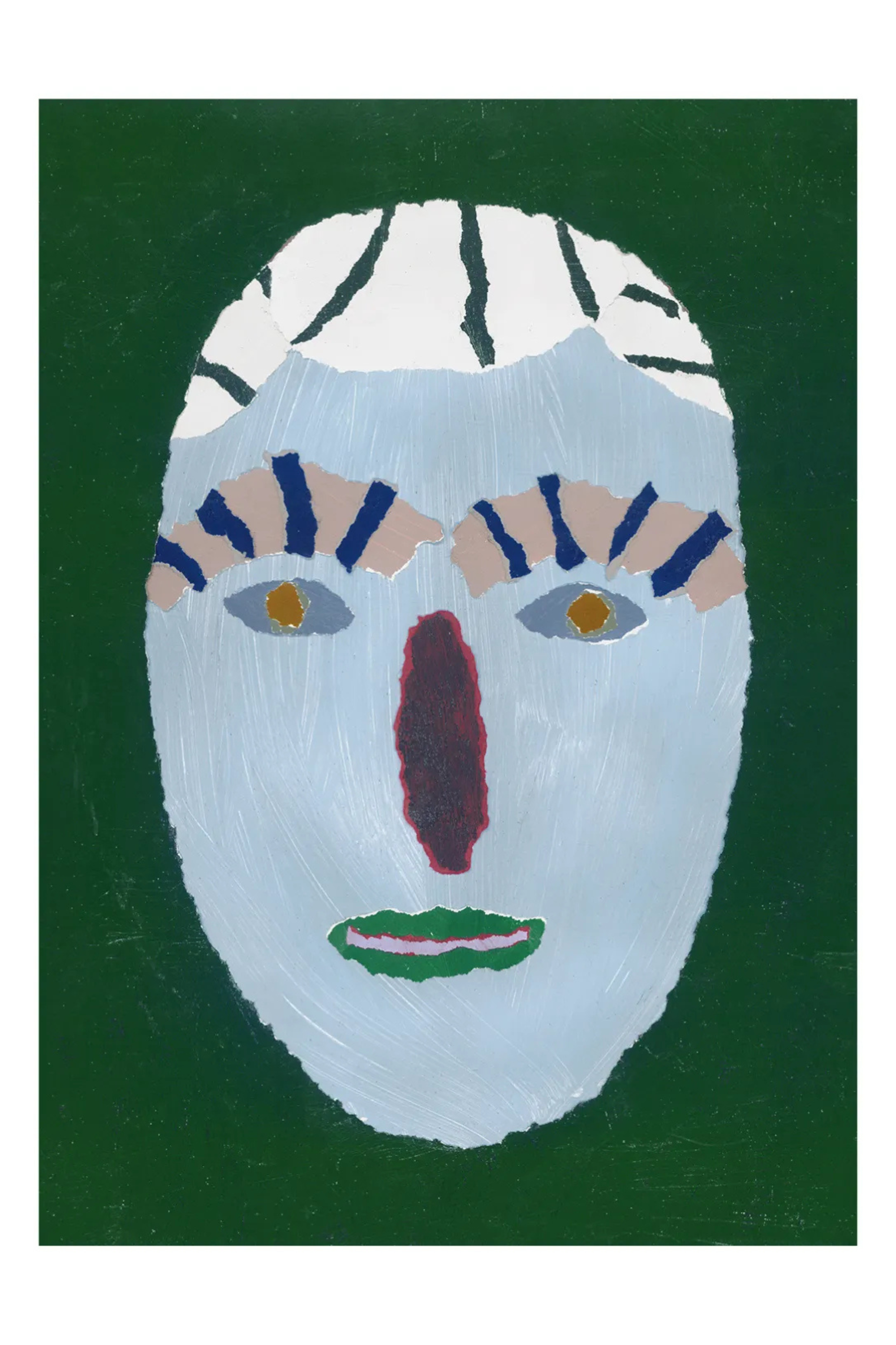 Bright Hair Portrait - Art Print