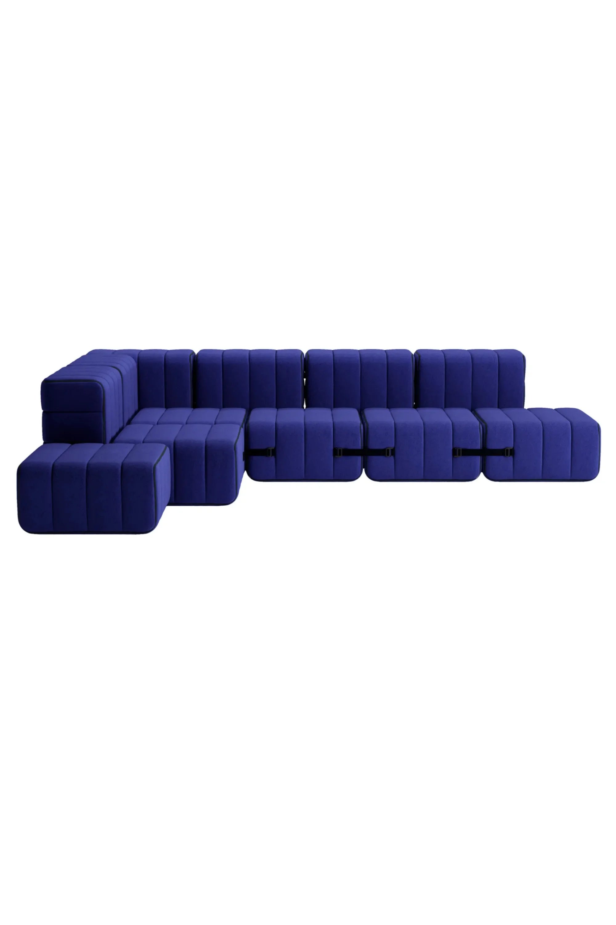 Curt Modular Sofa System - Fabric Jet - THAT COOL LIVING