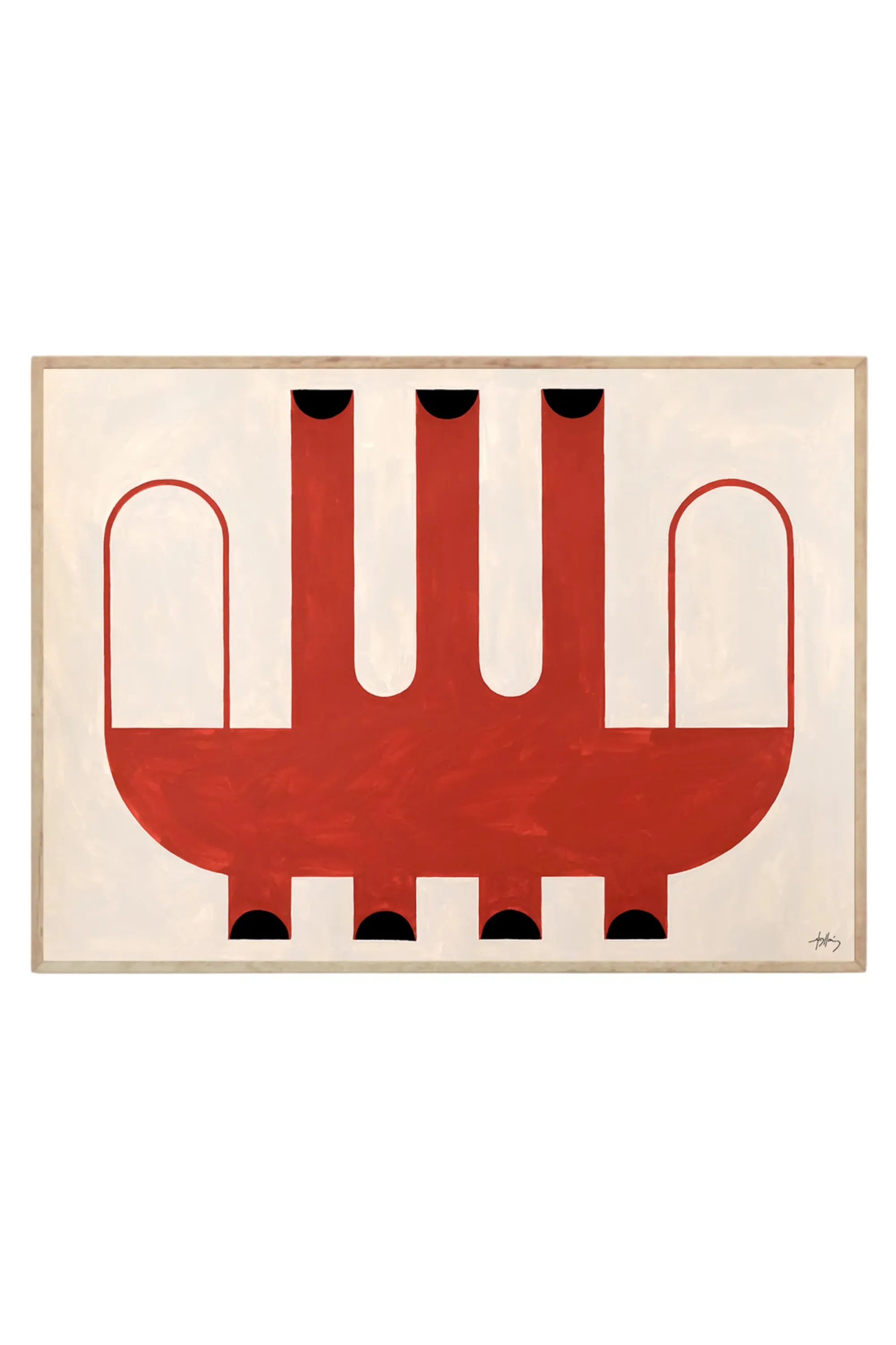 Ship Vase - Art Print