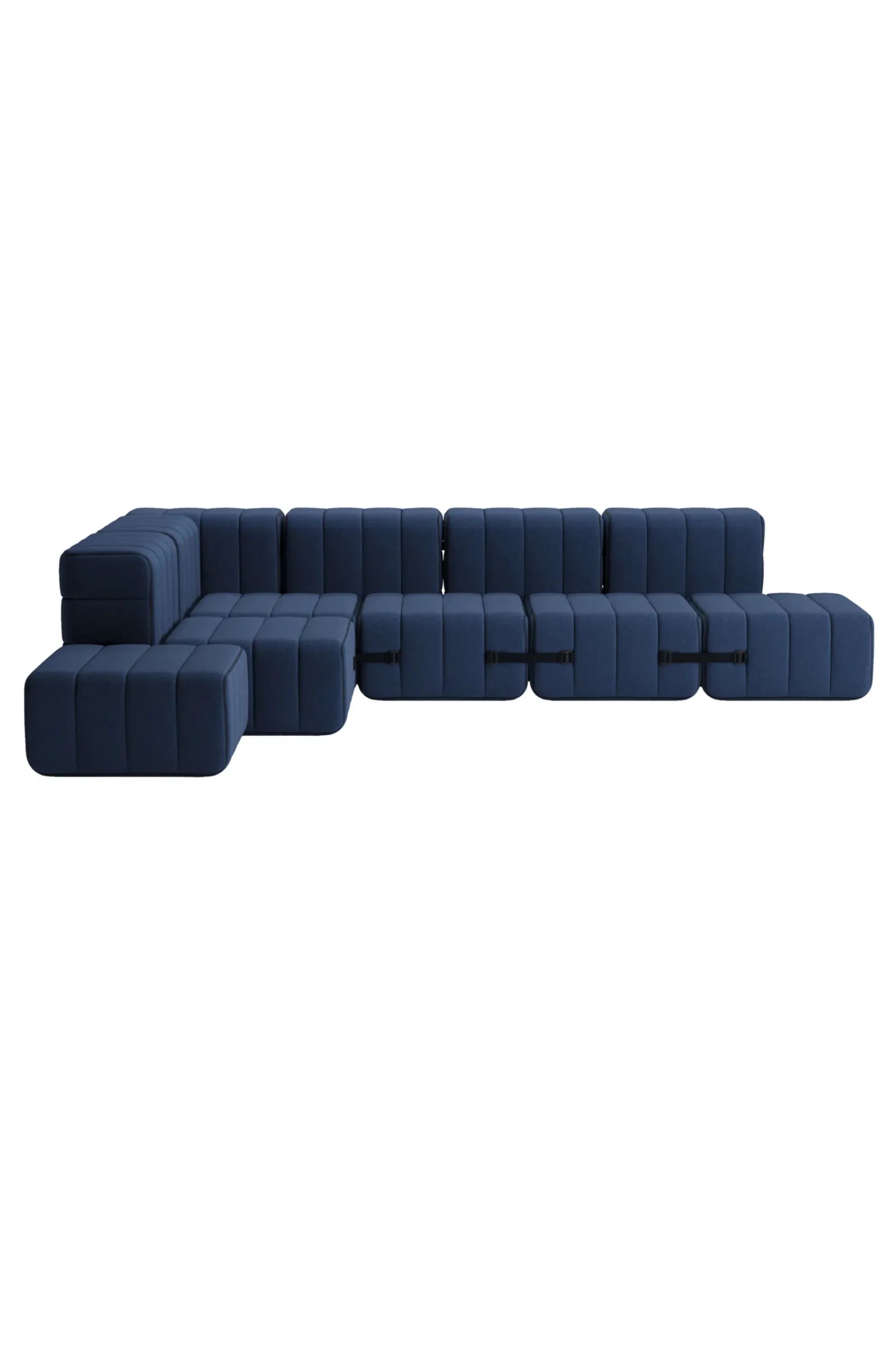 Curt Modular Sofa System - Fabric Jet - THAT COOL LIVING