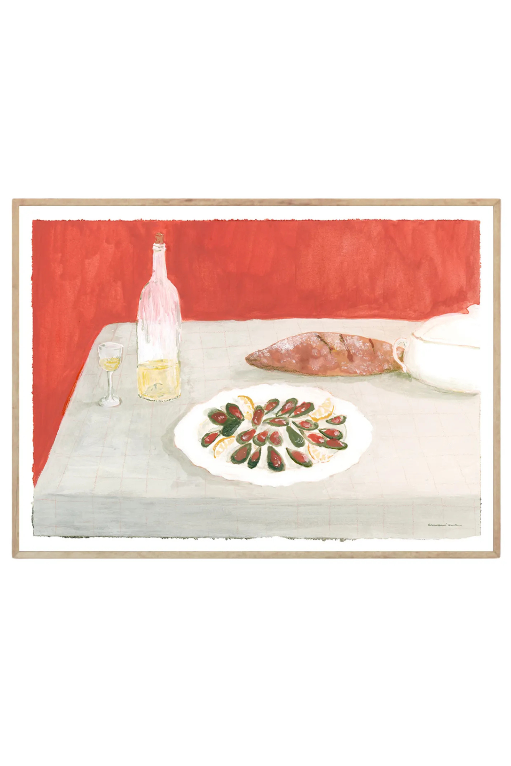 Bodegón con Mejillones