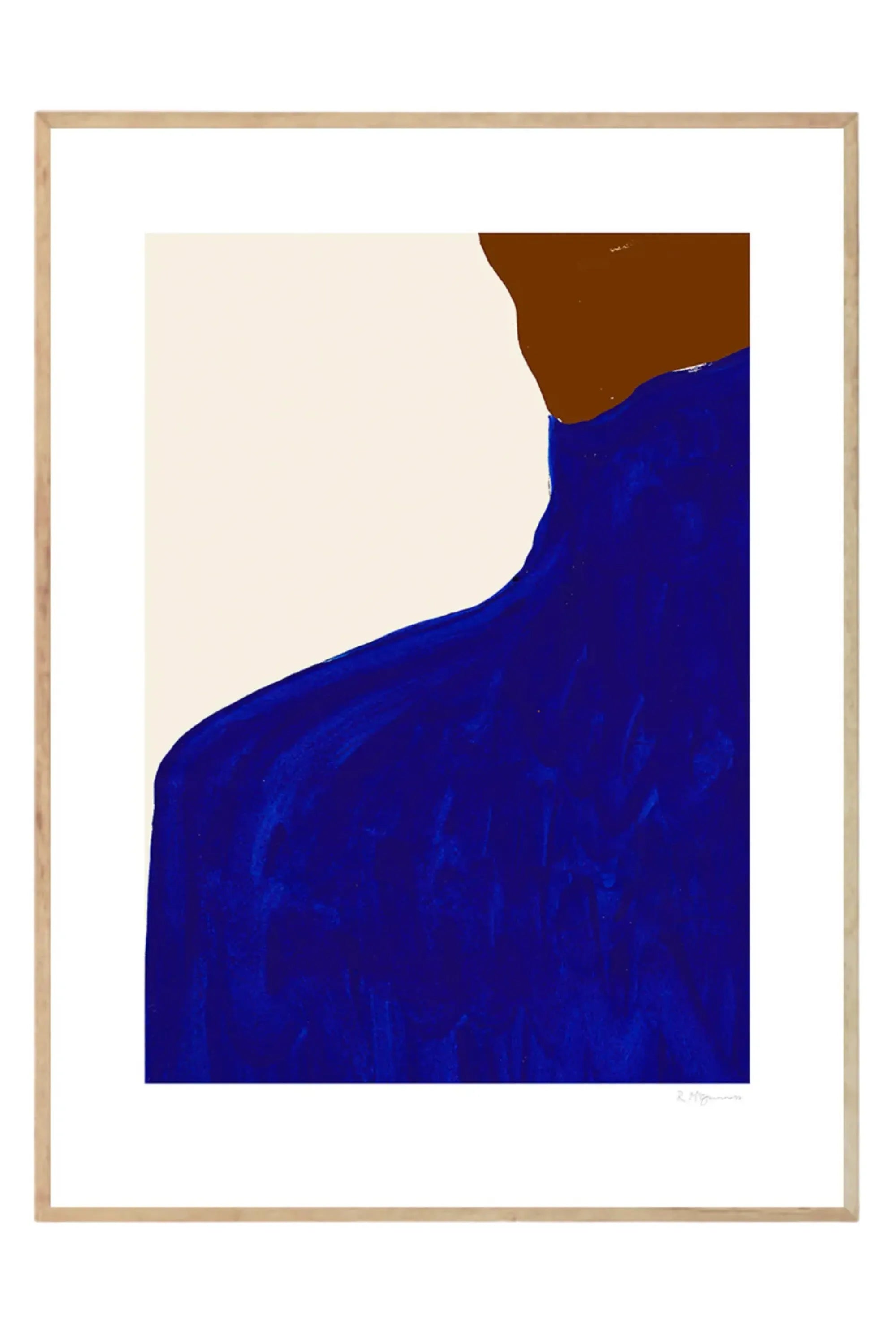 Blue Skirt Brown Jumper