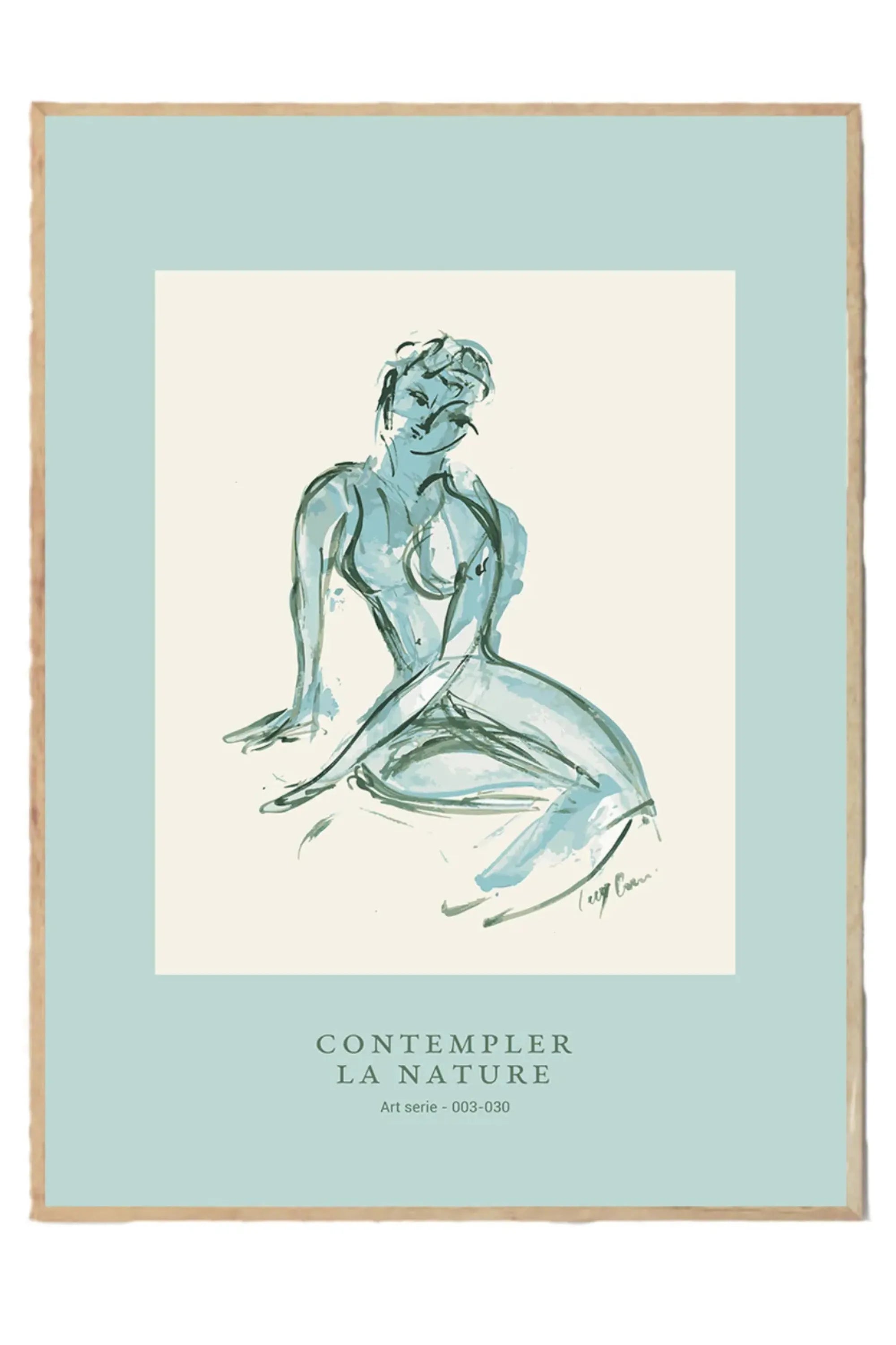 Contempler la Nature - Art Print - THAT COOL LIVING