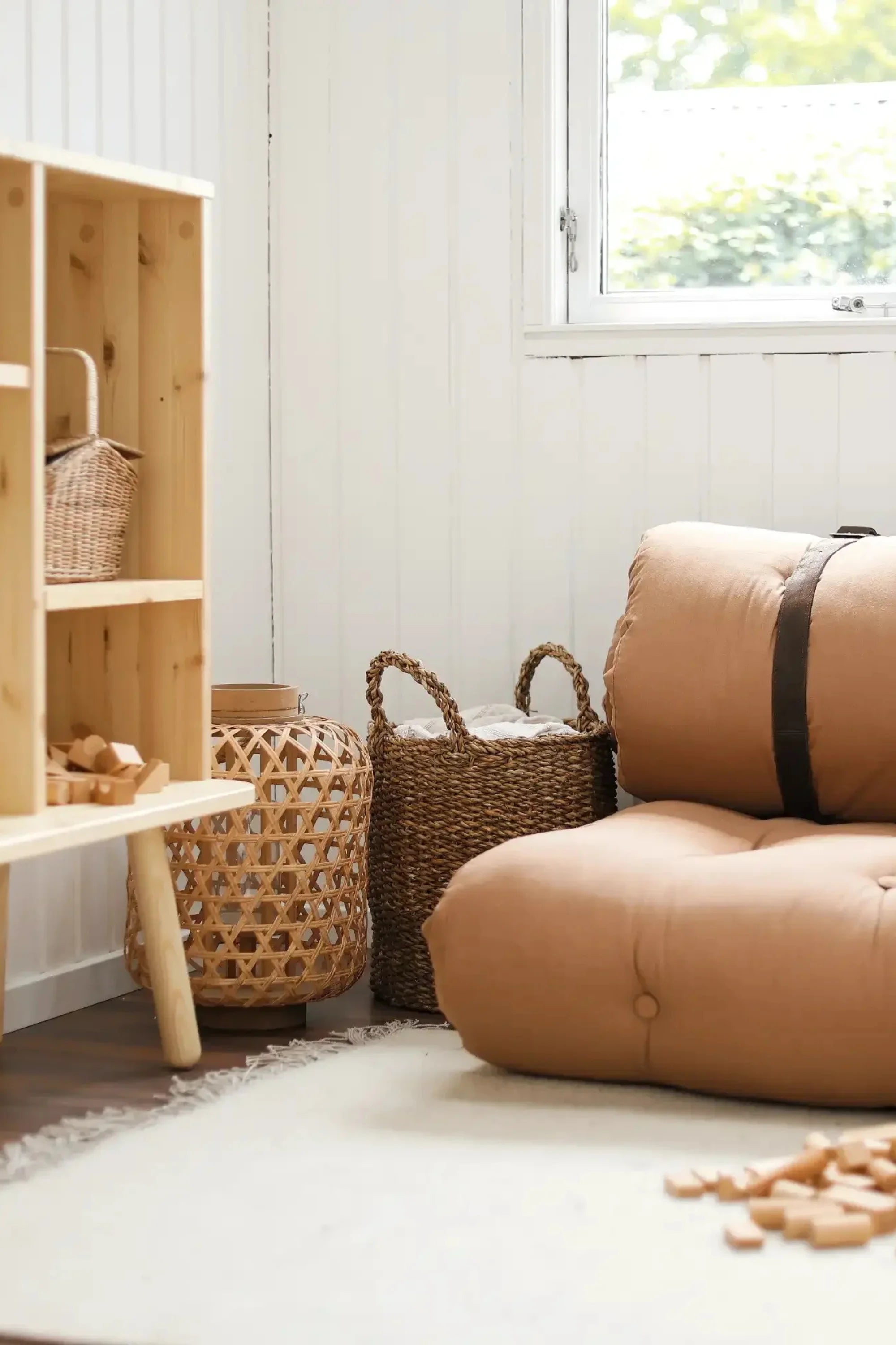 Buckle-Up Futon Sofa
