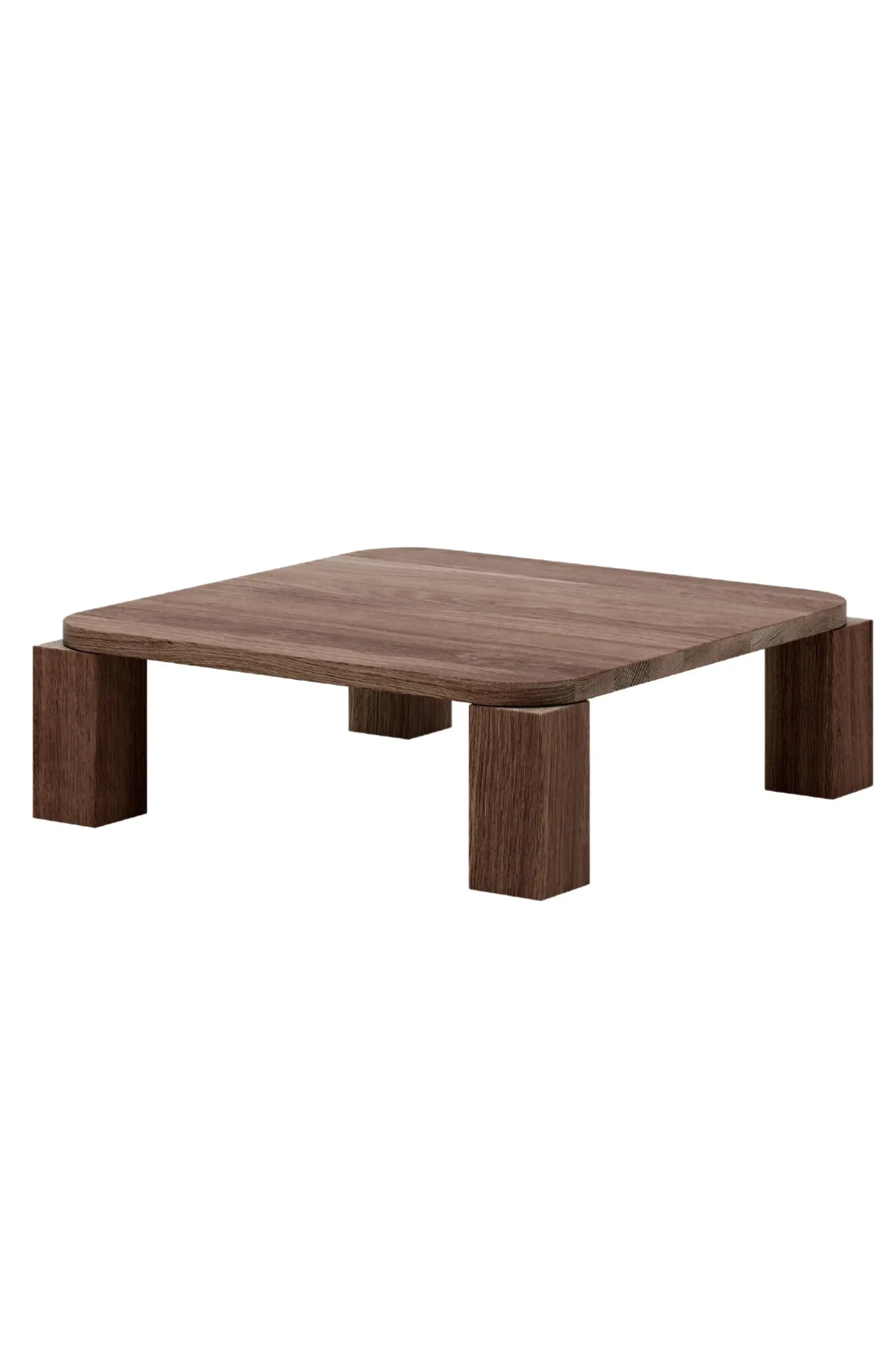 Atlas Coffee Table - Low - Fumed Oak - THAT COOL LIVING