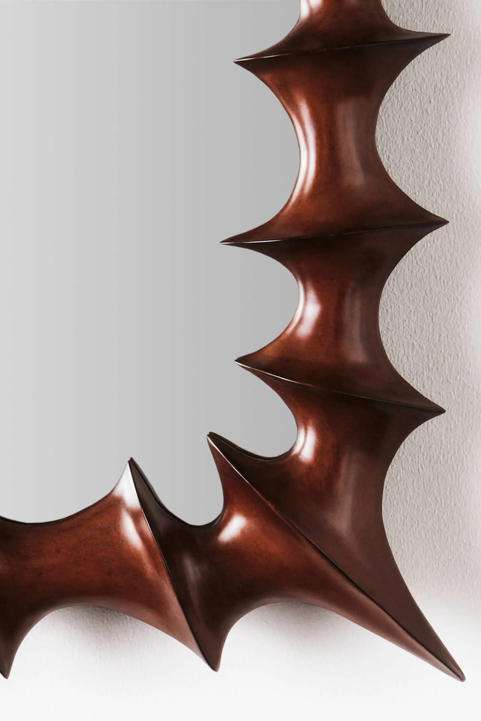 Brutalist Mirror Small Natural Wood - THAT COOL LIVING