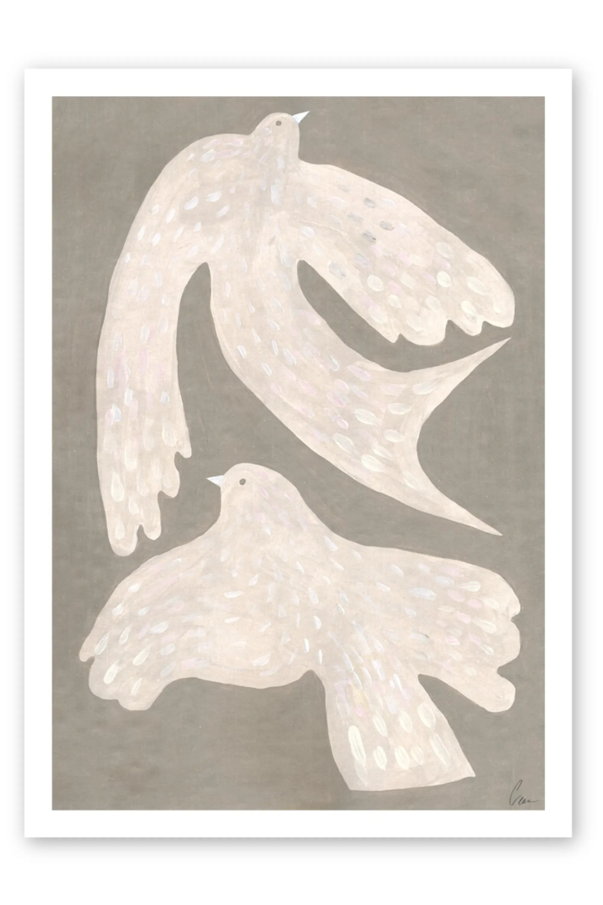 Two Birds - Art Print