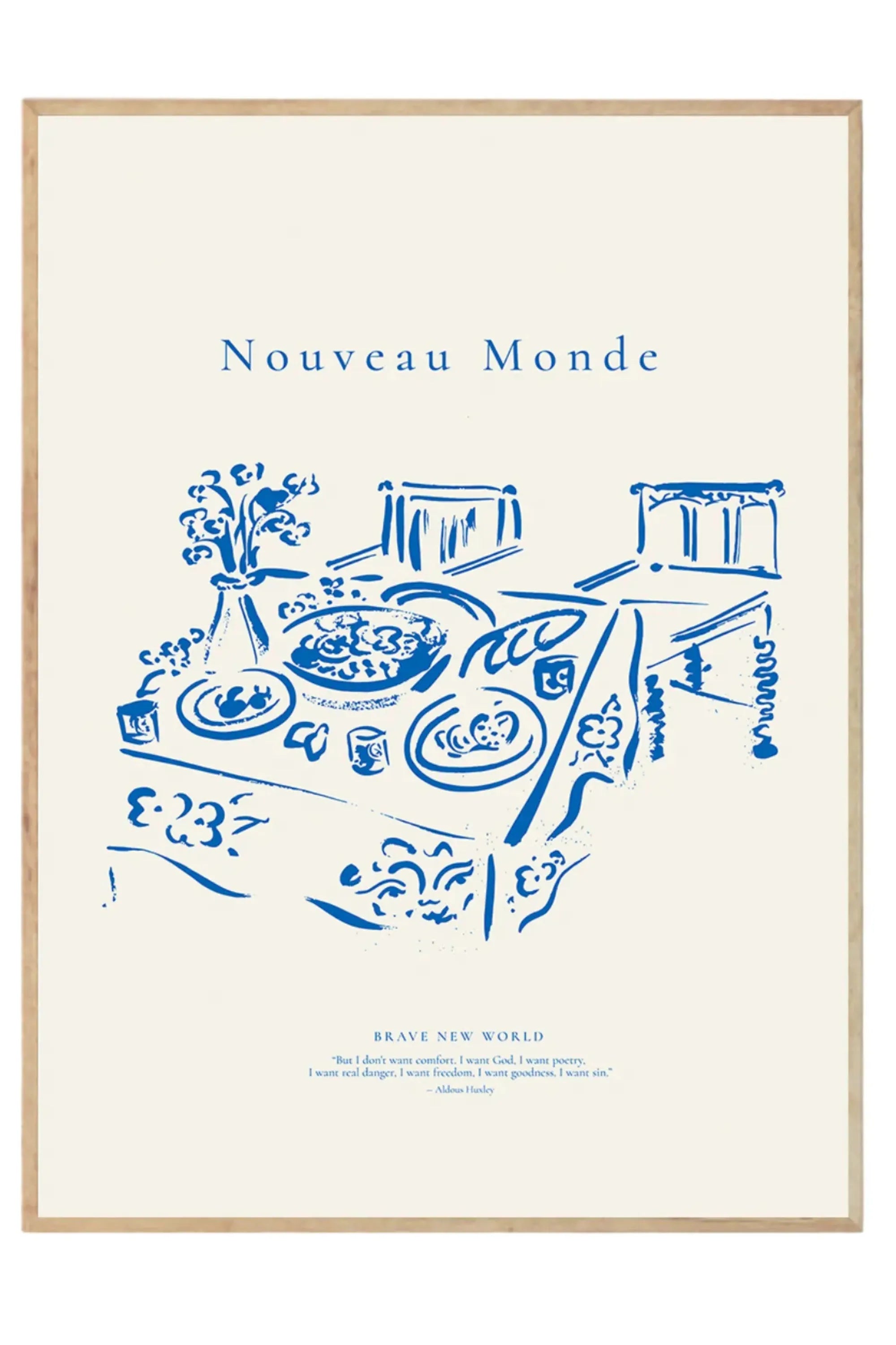 Nouveau Monde - Art Print - THAT COOL LIVING