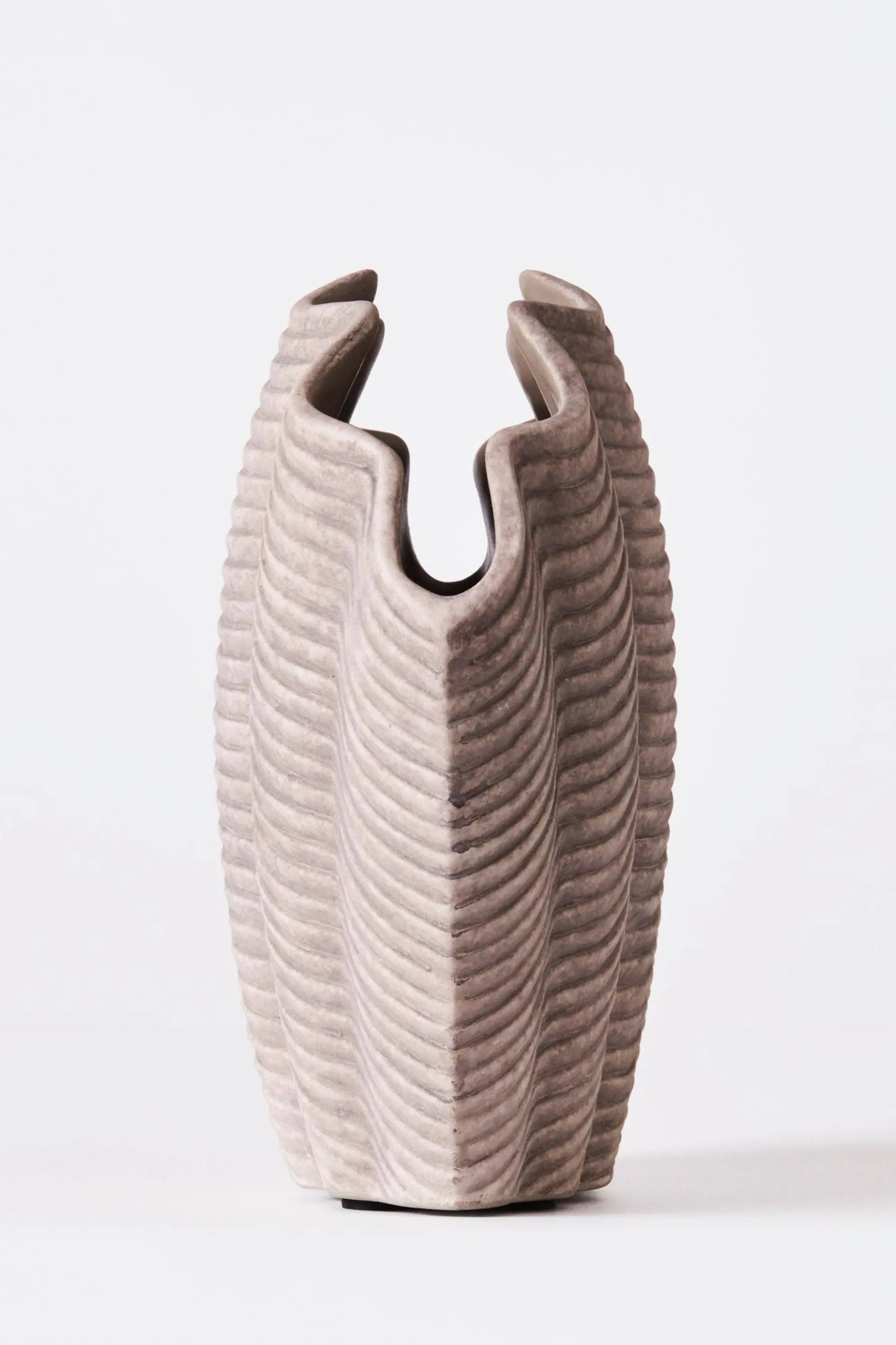 Concha Vase Grey Large - THAT COOL LIVING