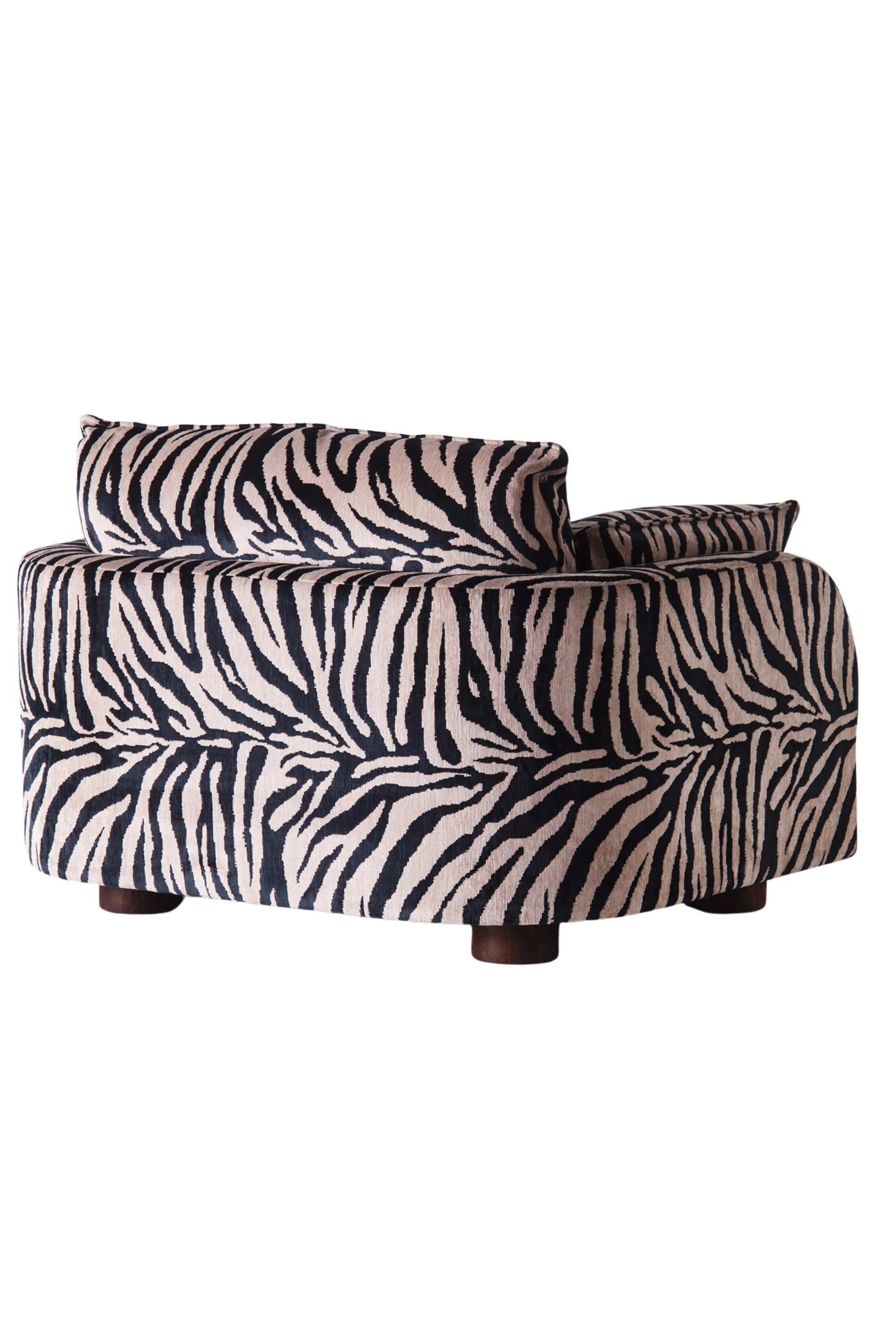 Miles Love Seat Zebra - THAT COOL LIVING