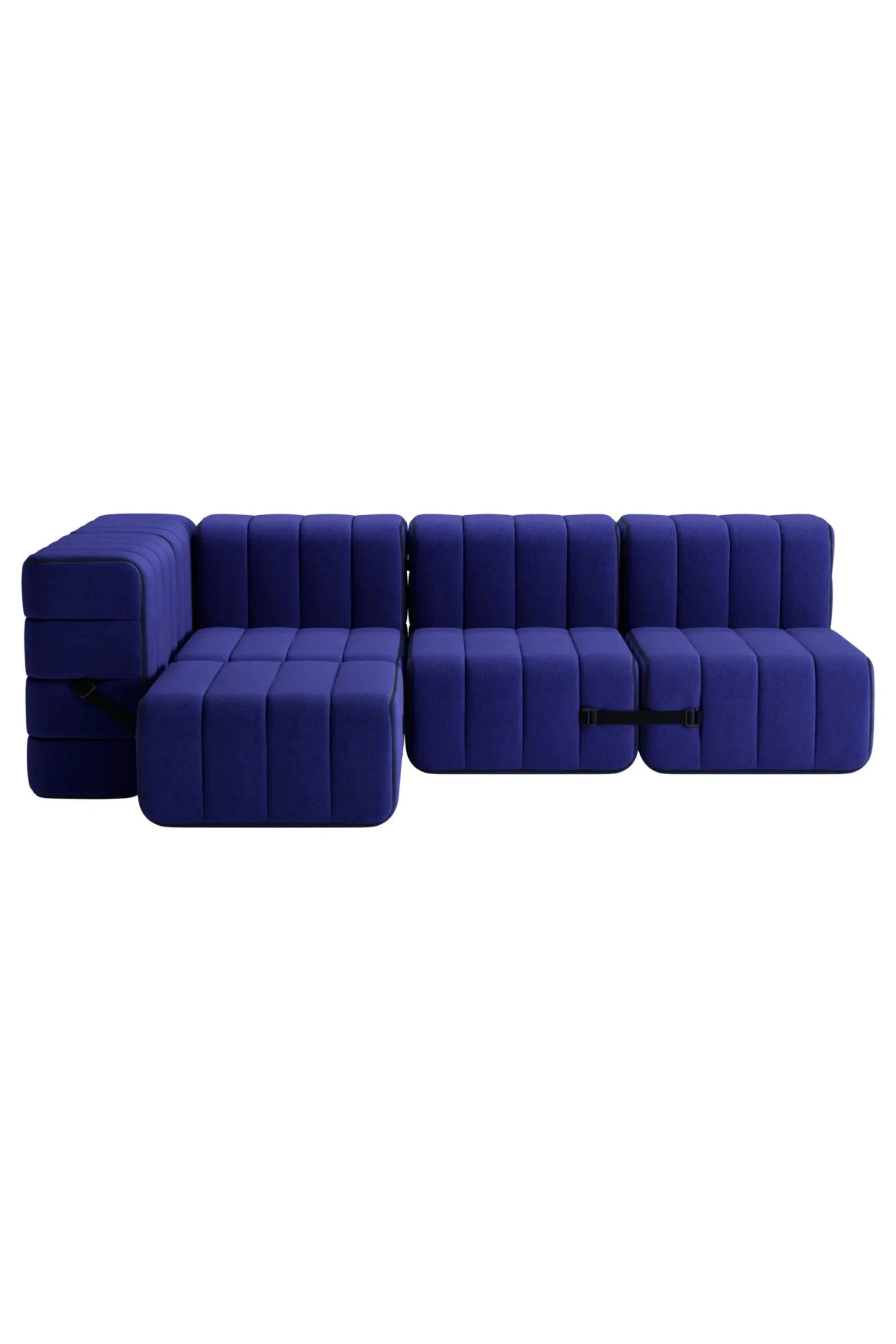 Curt Modular Sofa System - Fabric Jet - THAT COOL LIVING