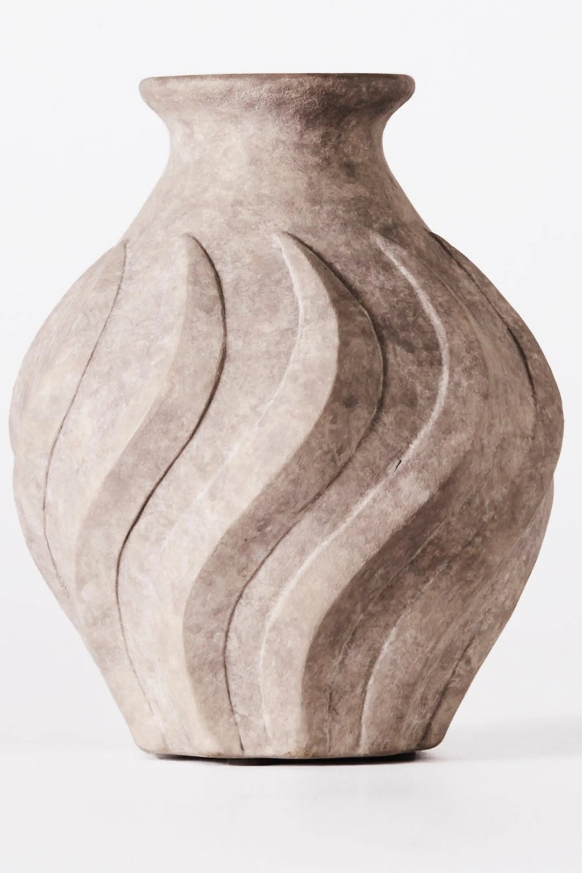 Swirl Vase Grey Small - THAT COOL LIVING