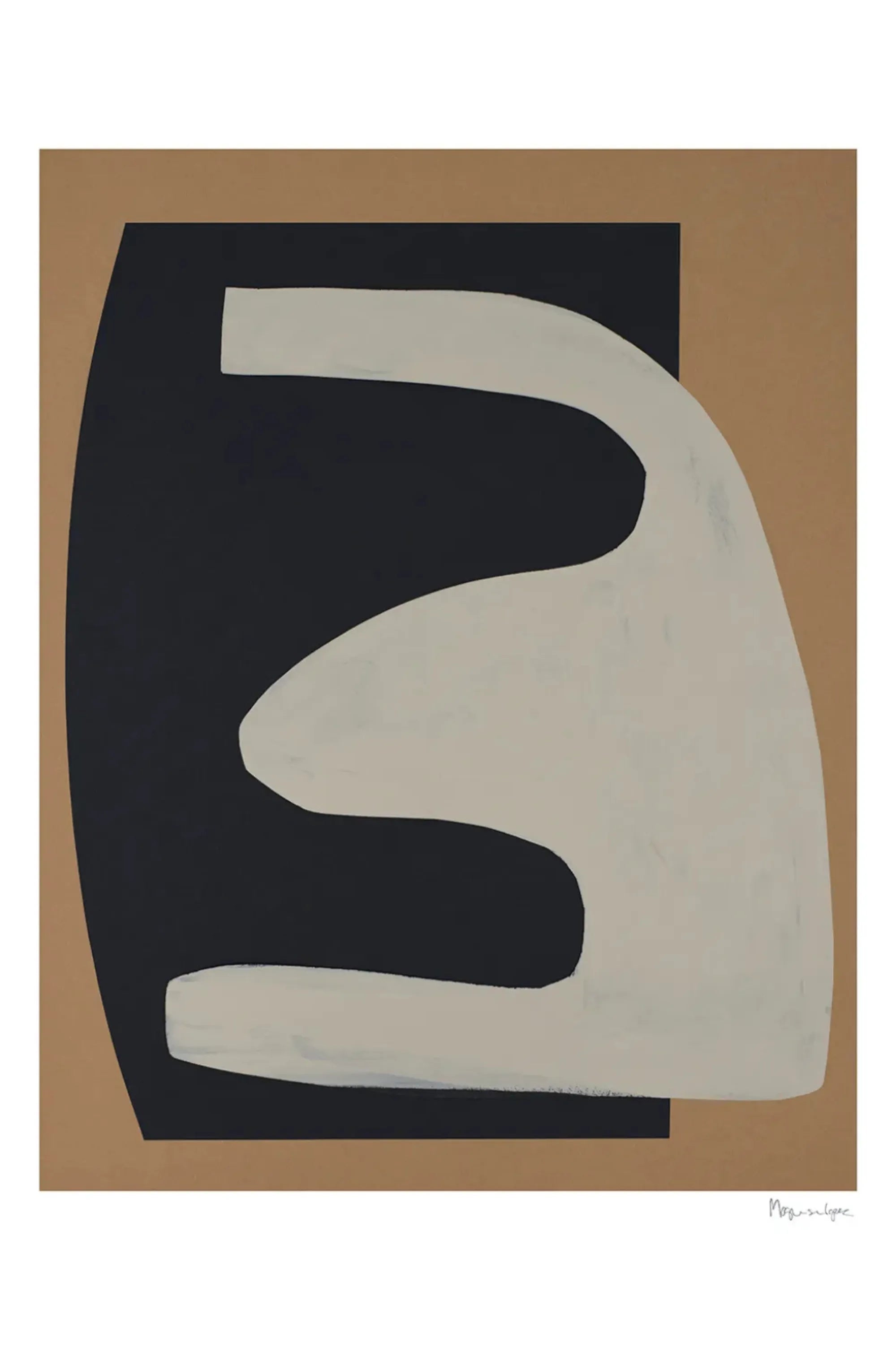 Beige on Black