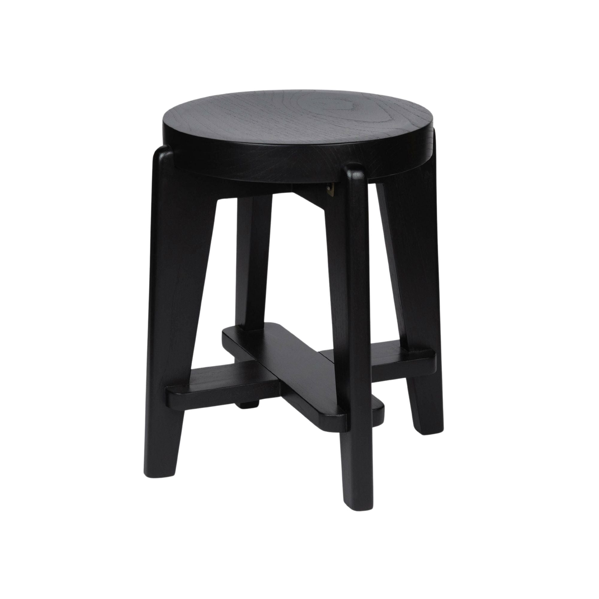 Wood Bar Stool - Low