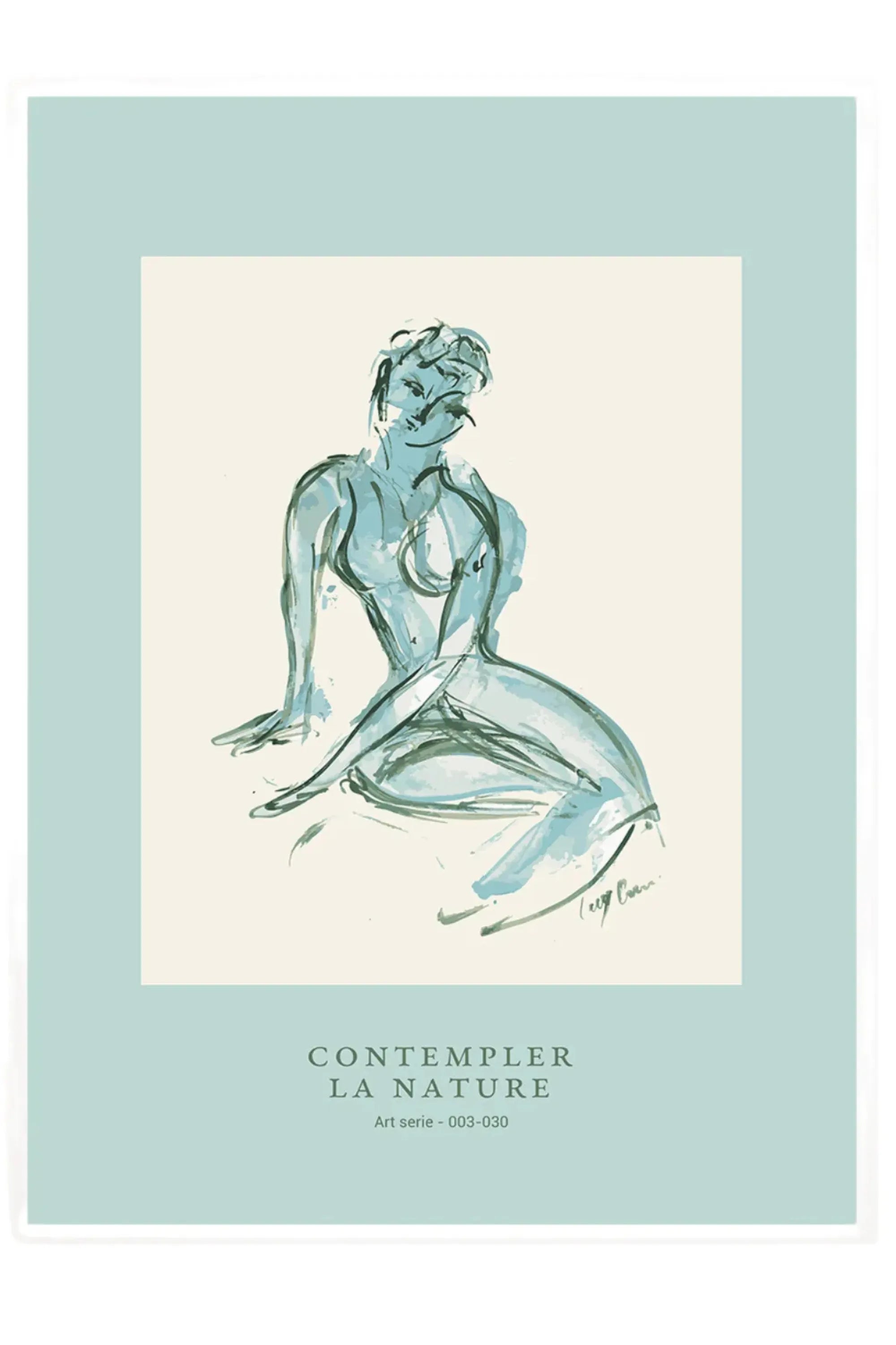 Contempler la Nature - Art Print - THAT COOL LIVING