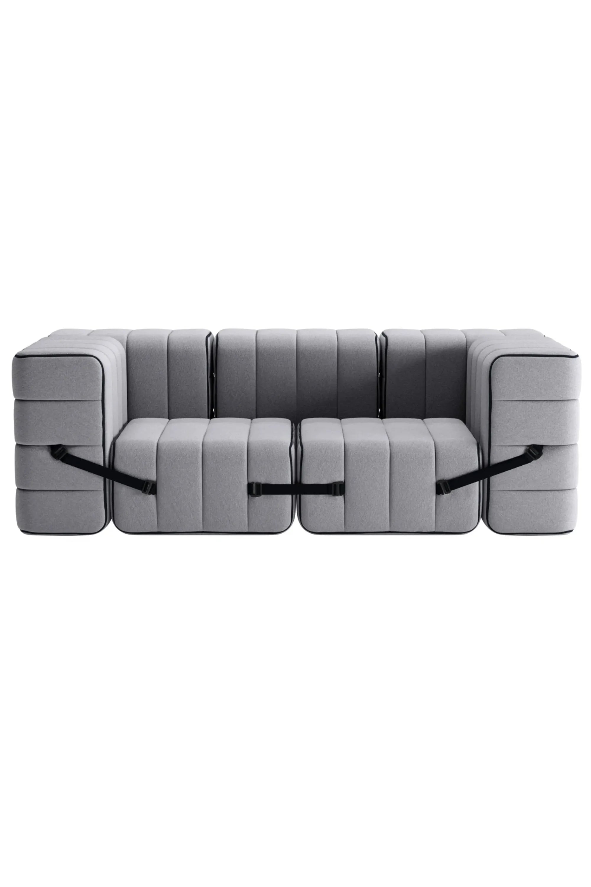 Curt Modular Sofa System - Fabric Jet - THAT COOL LIVING