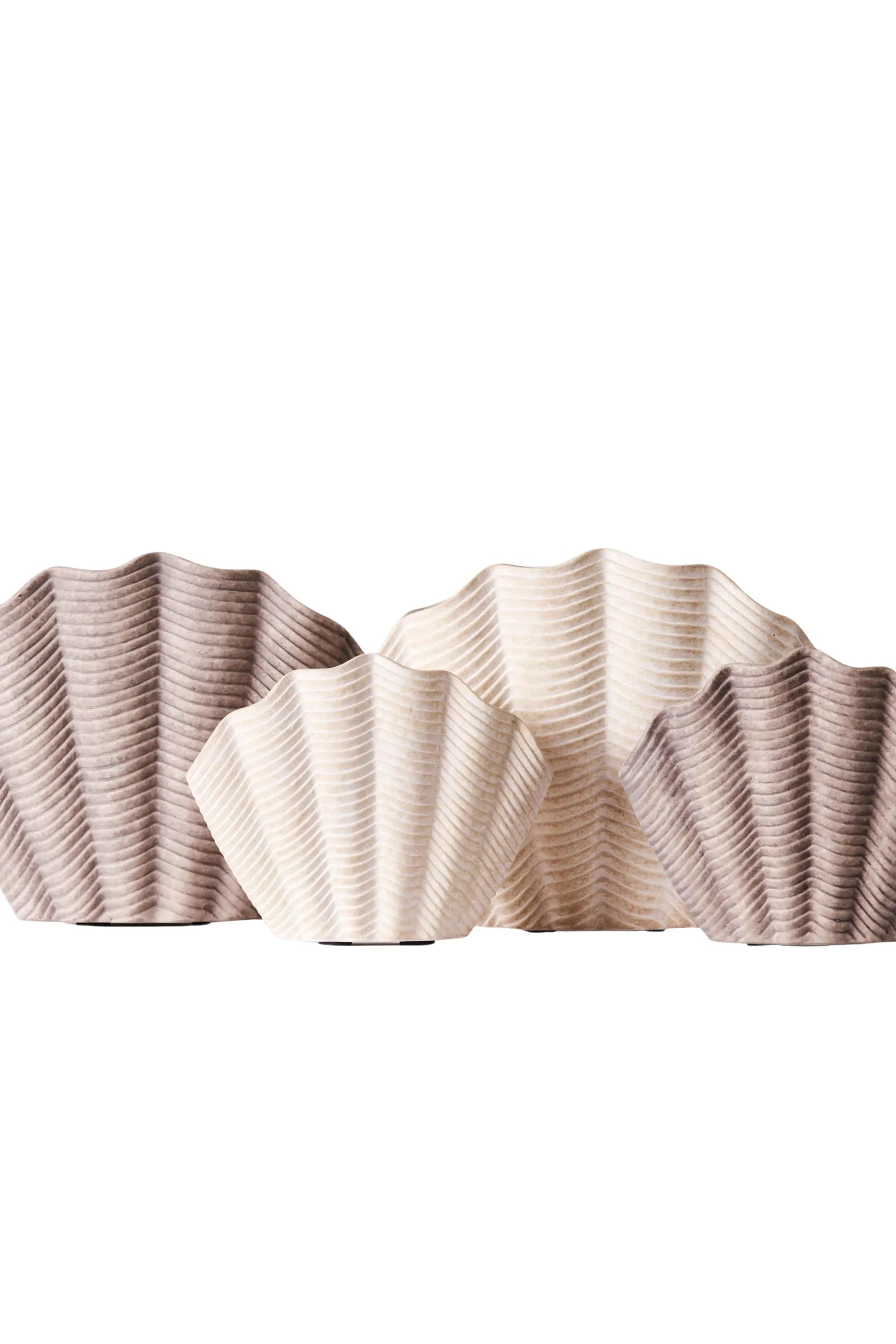 Concha Vase Grey Large - THAT COOL LIVING
