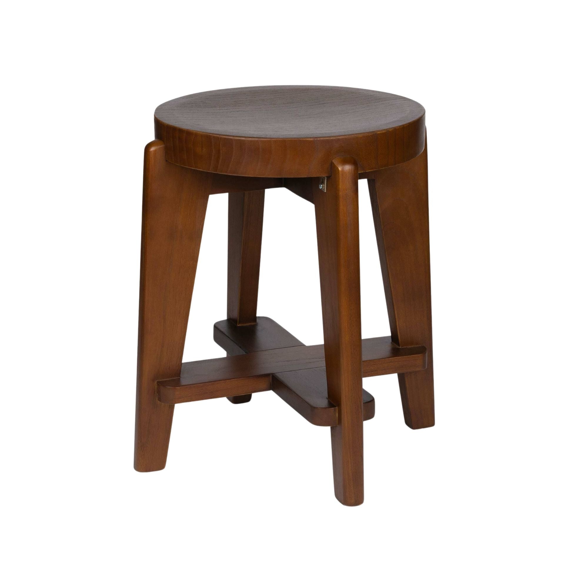 Wood Bar Stool - Low