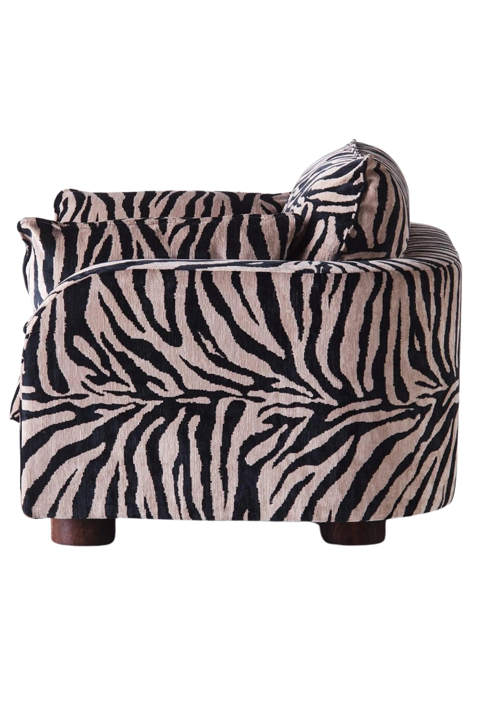 Miles Love Seat Zebra - THAT COOL LIVING