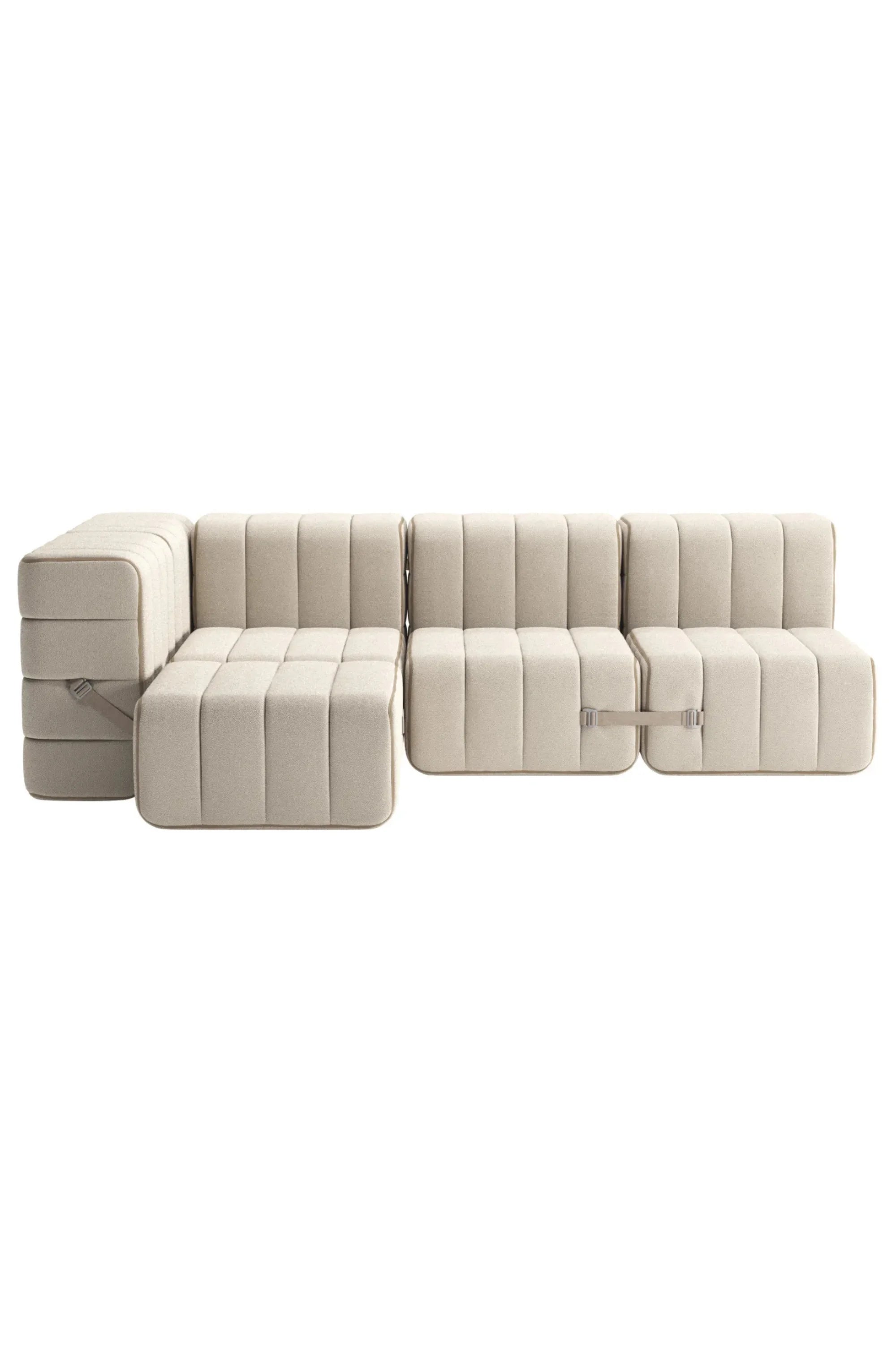 Curt Modular Sofa System - Fabric Jet - THAT COOL LIVING