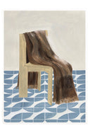 Chair with Blanket - Art Print - THAT COOL LIVING