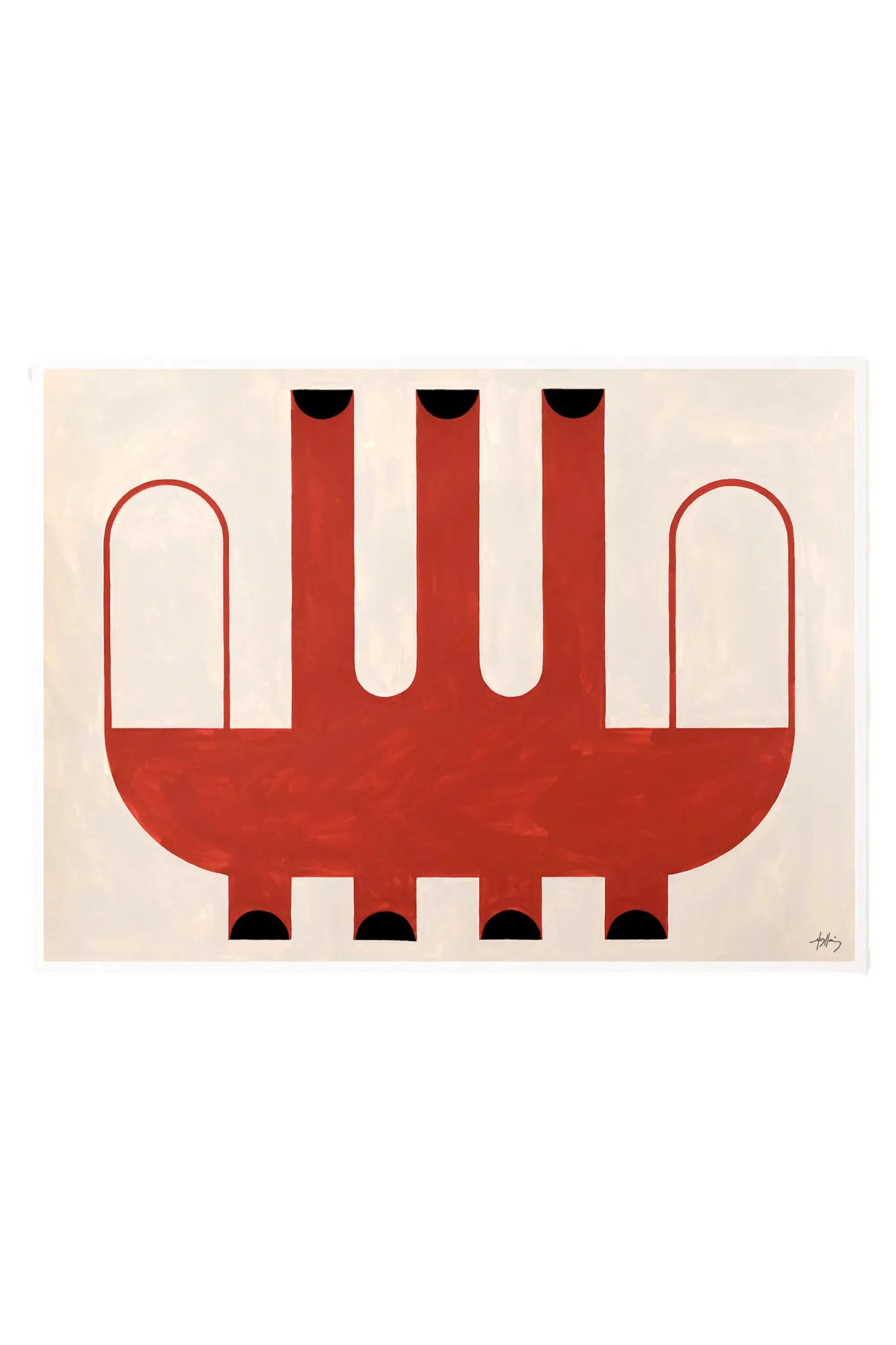 Ship Vase - Art Print
