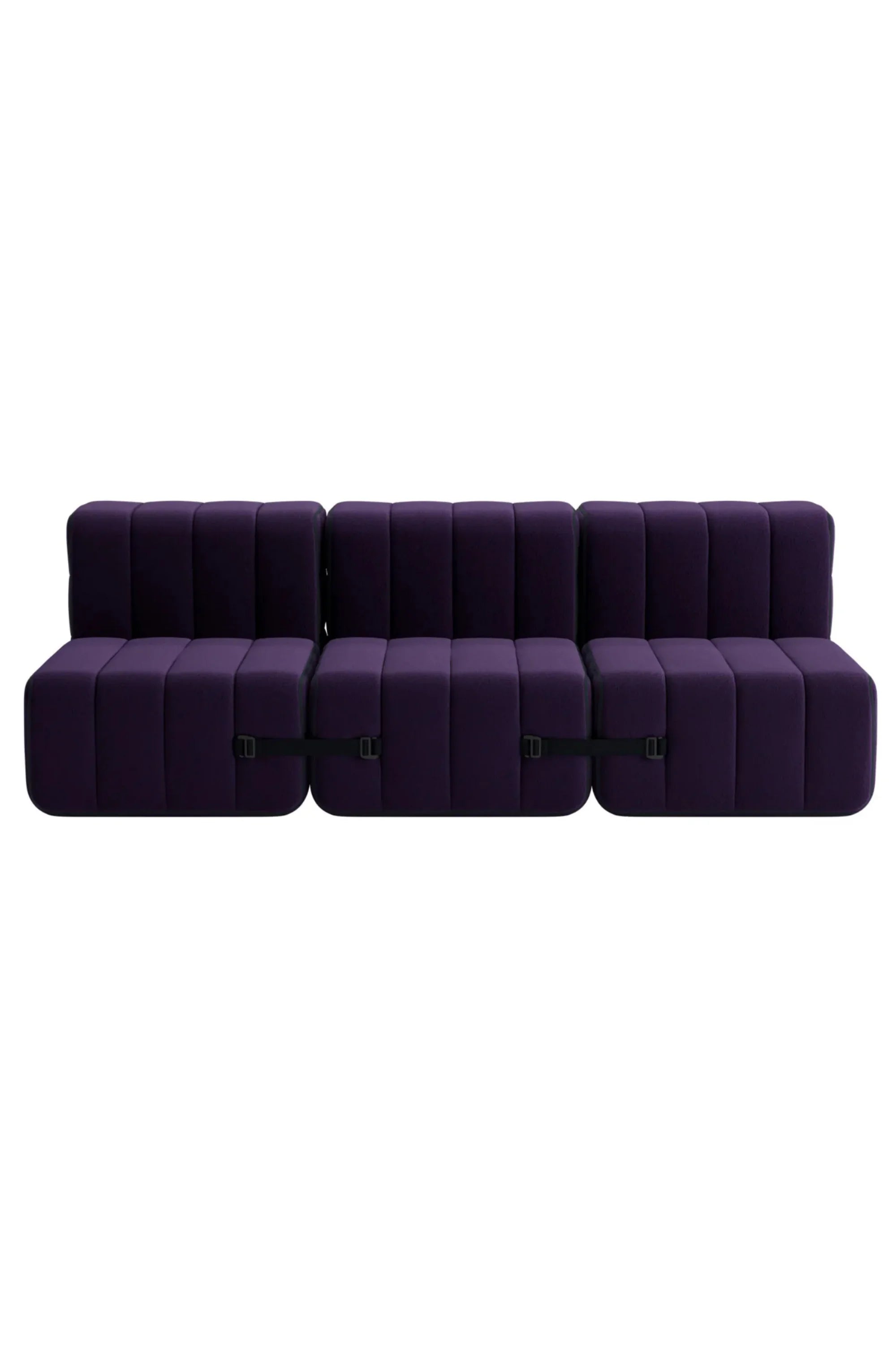 Curt Modular Sofa System - Fabric Jet - THAT COOL LIVING
