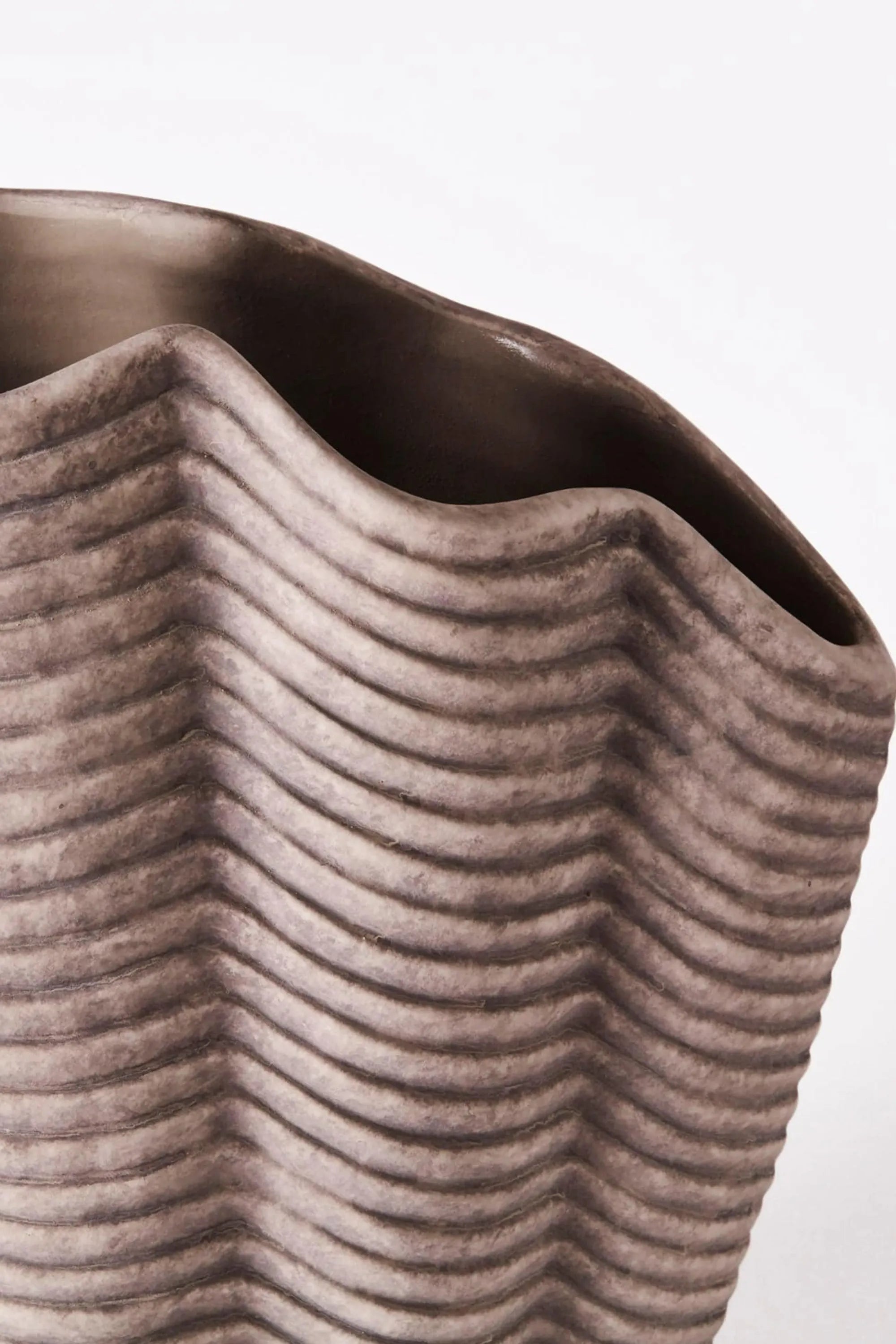 Concha Vase Grey Large - THAT COOL LIVING