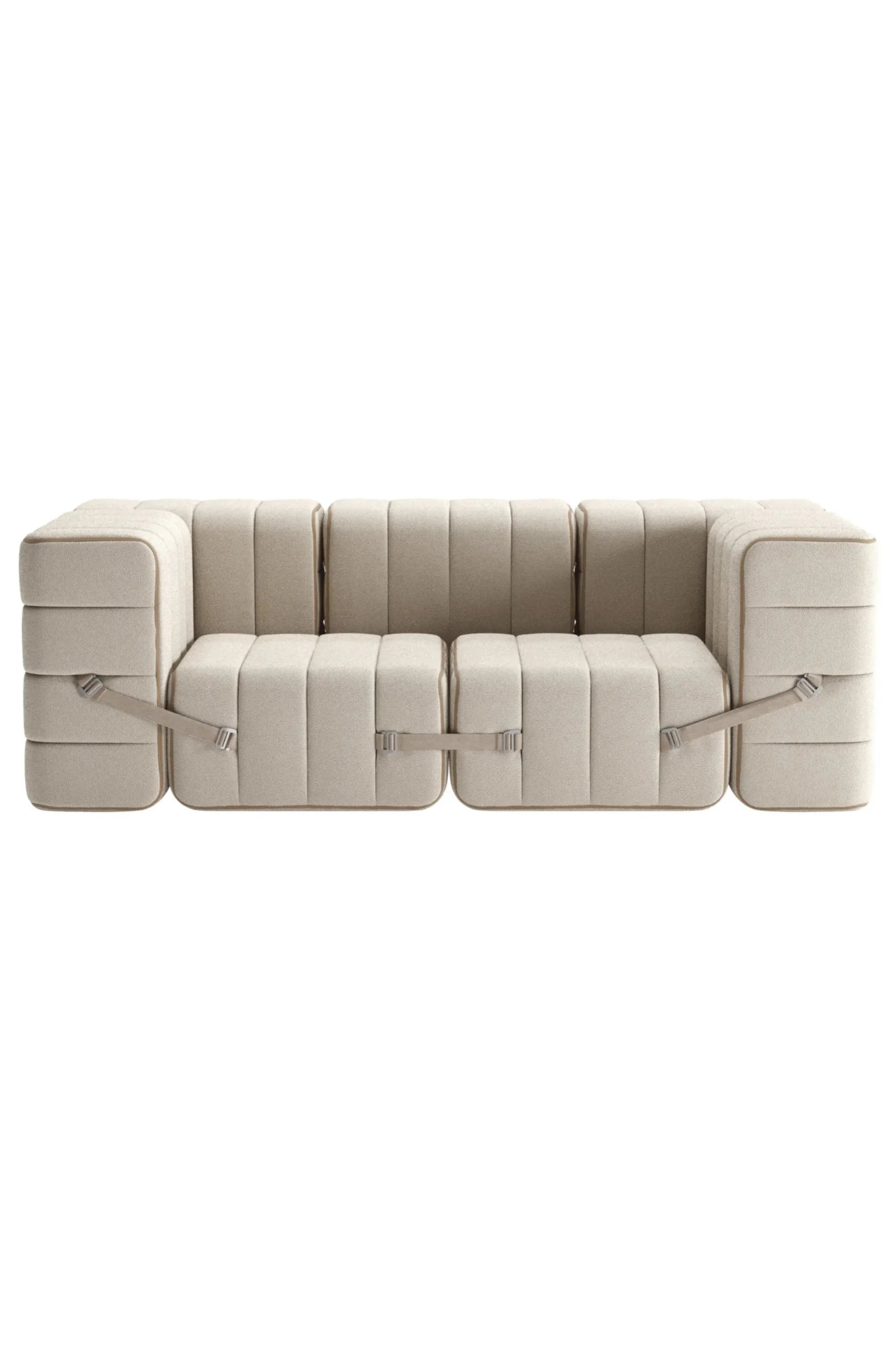 Curt Modular Sofa System - Fabric Jet - THAT COOL LIVING
