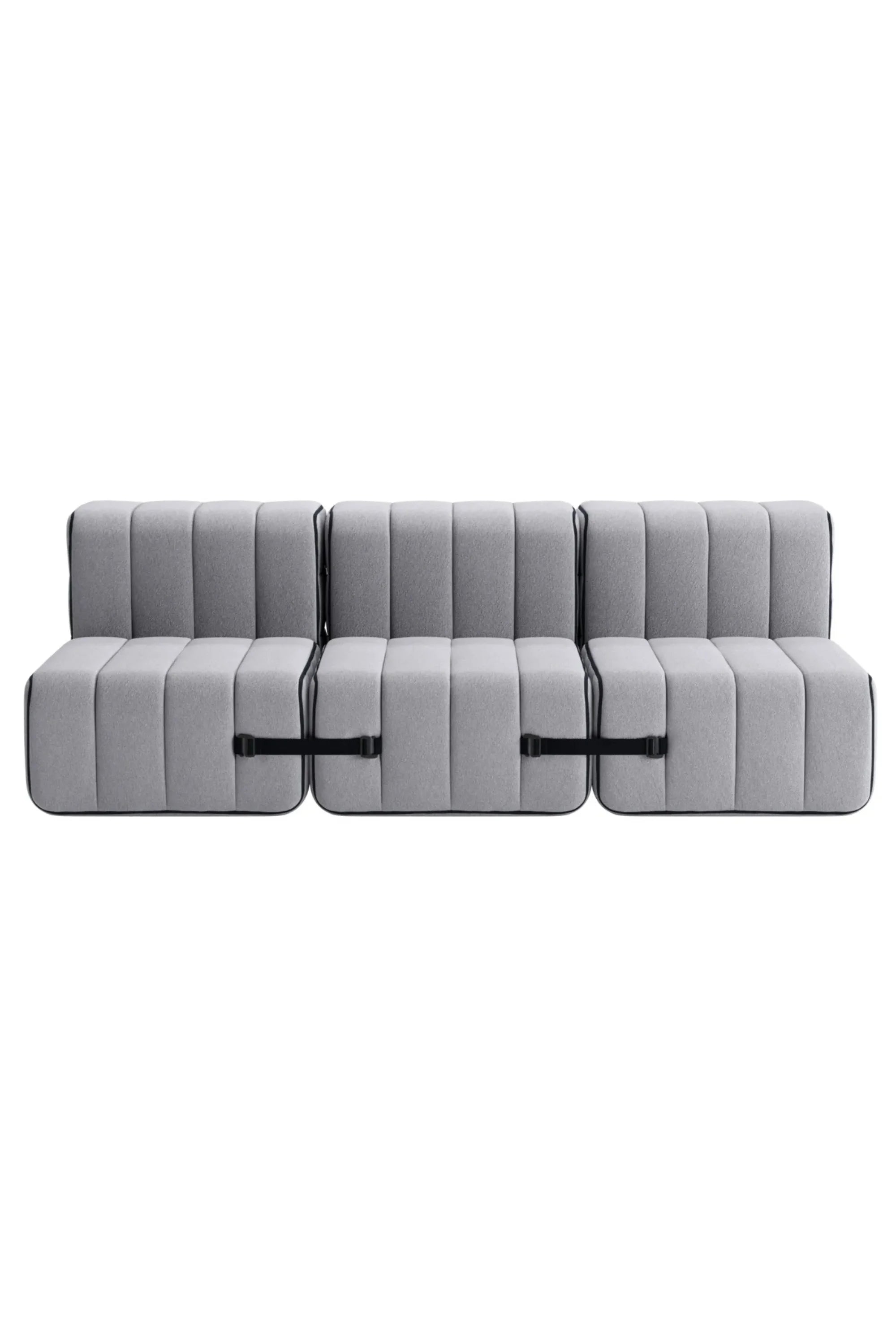 Curt Modular Sofa System - Fabric Jet - THAT COOL LIVING