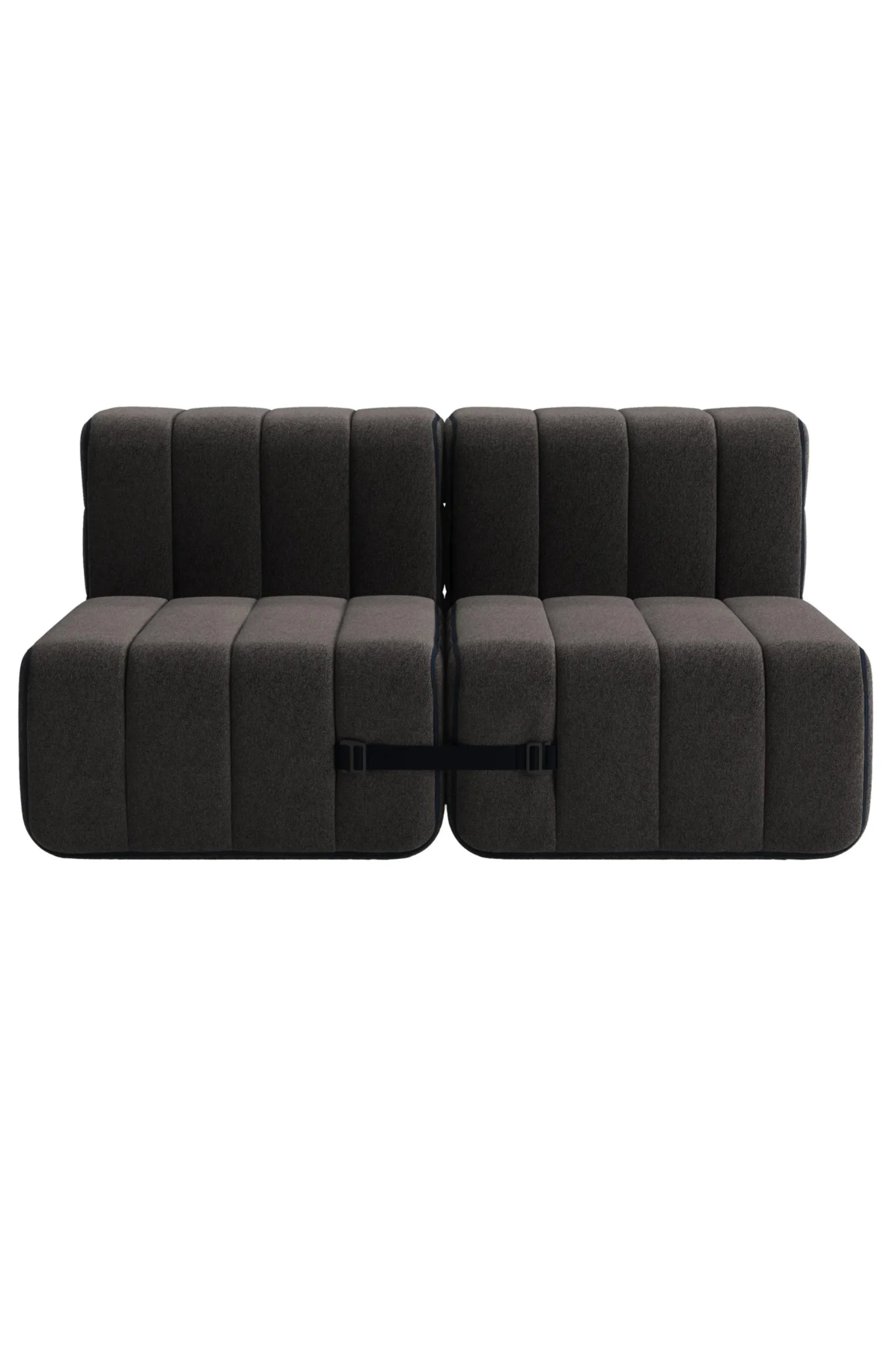 Curt Modular Sofa System - Fabric Jet - THAT COOL LIVING